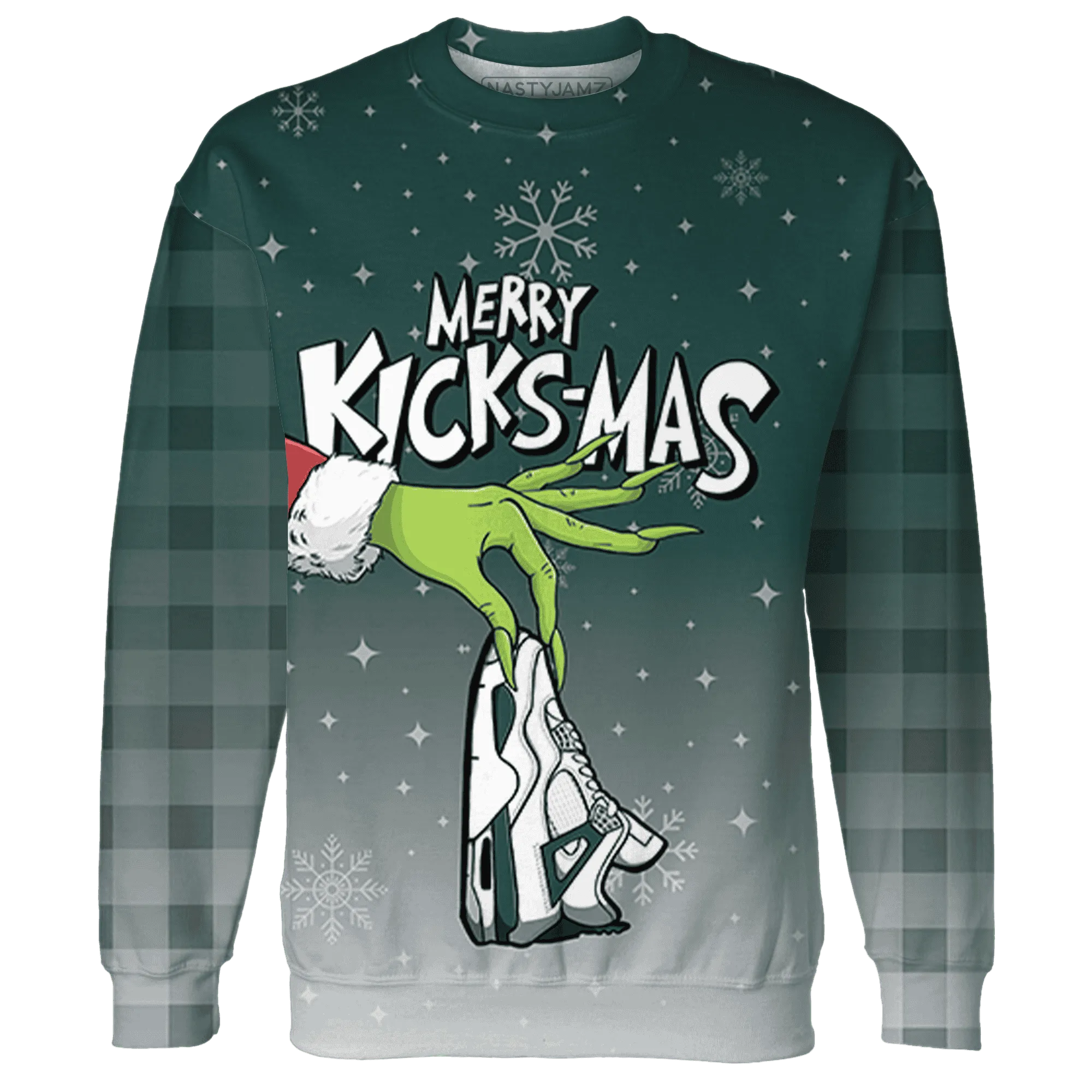 Oxidized-Green-4s-NastyJamz-Sweatshirt-Match-Merry-Kicksmas-3D