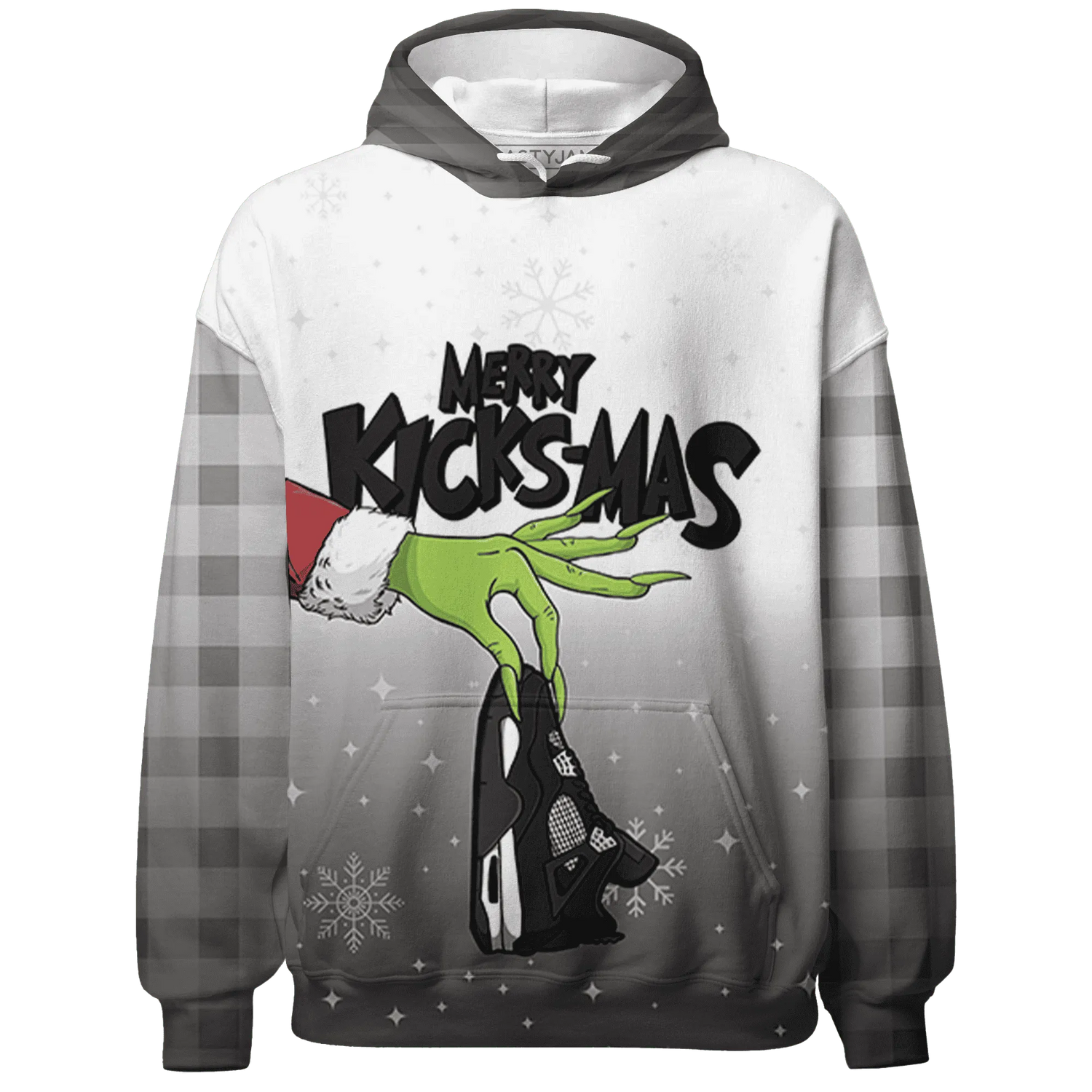 White-Thunder-4s-NastyJamz-Hoodie-Match-Merry-Kicksmas-3D