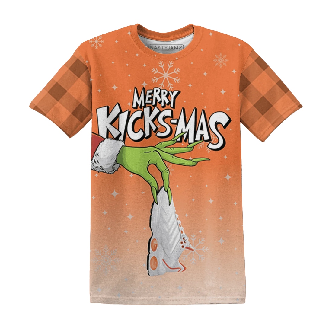 AM-TW-White-Orange-NastyJamz-T-Shirt-Match-Merry-Kicksmas-3D