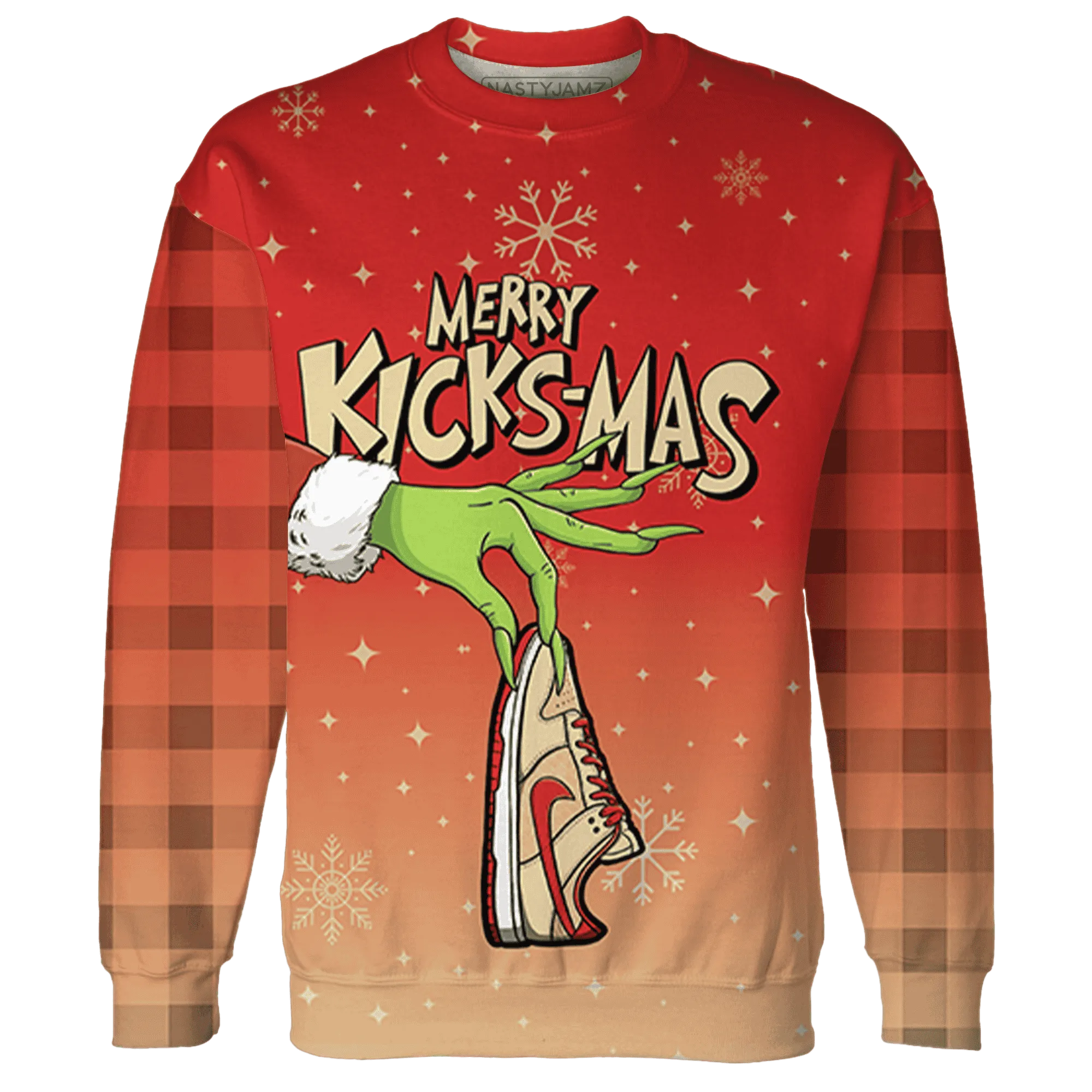 Dunk-Strawberry-Waffle-NastyJamz-Sweatshirt-Match-Merry-Kicksmas-3D