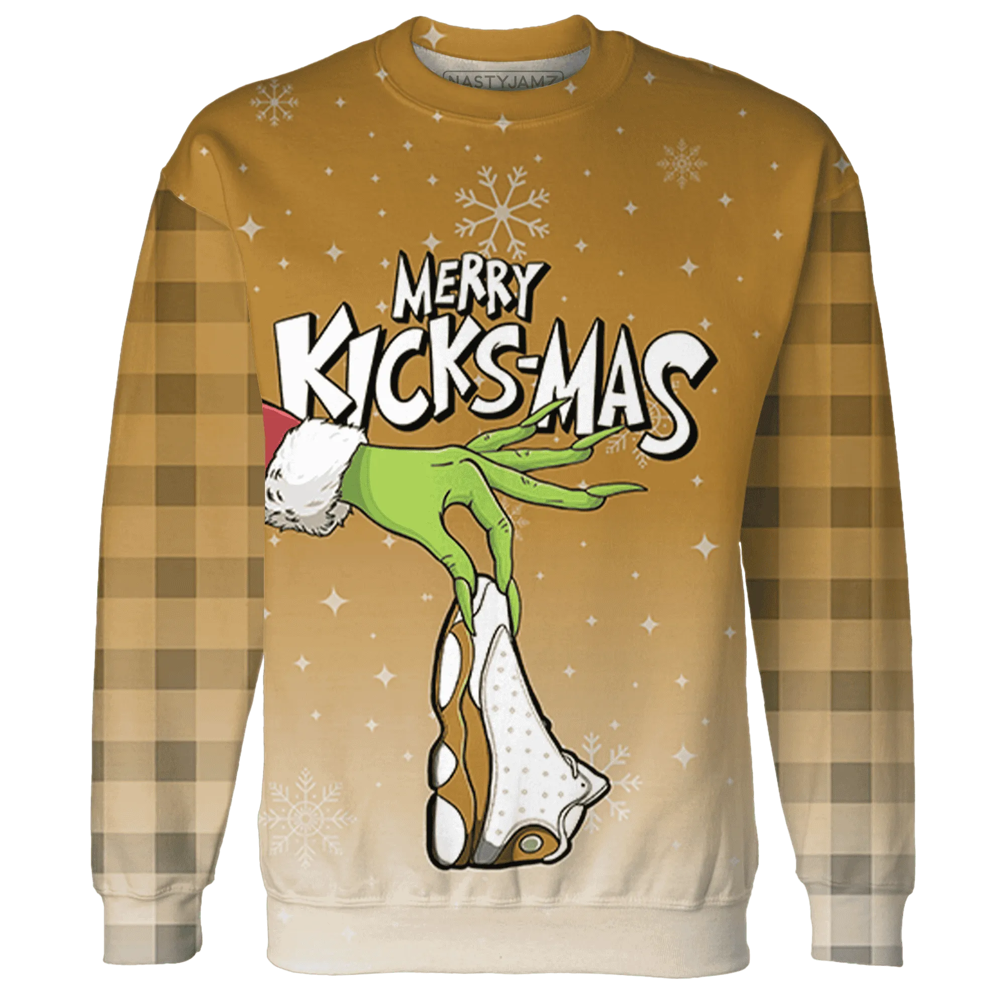 Wheat-13s-NastyJamz-Sweatshirt-Match-Merry-Kicksmas-3D