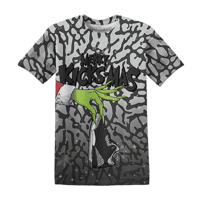 Green-Glow-3s-NastyJamz-T-Shirt-Match-Merry-Kicksmas-3D