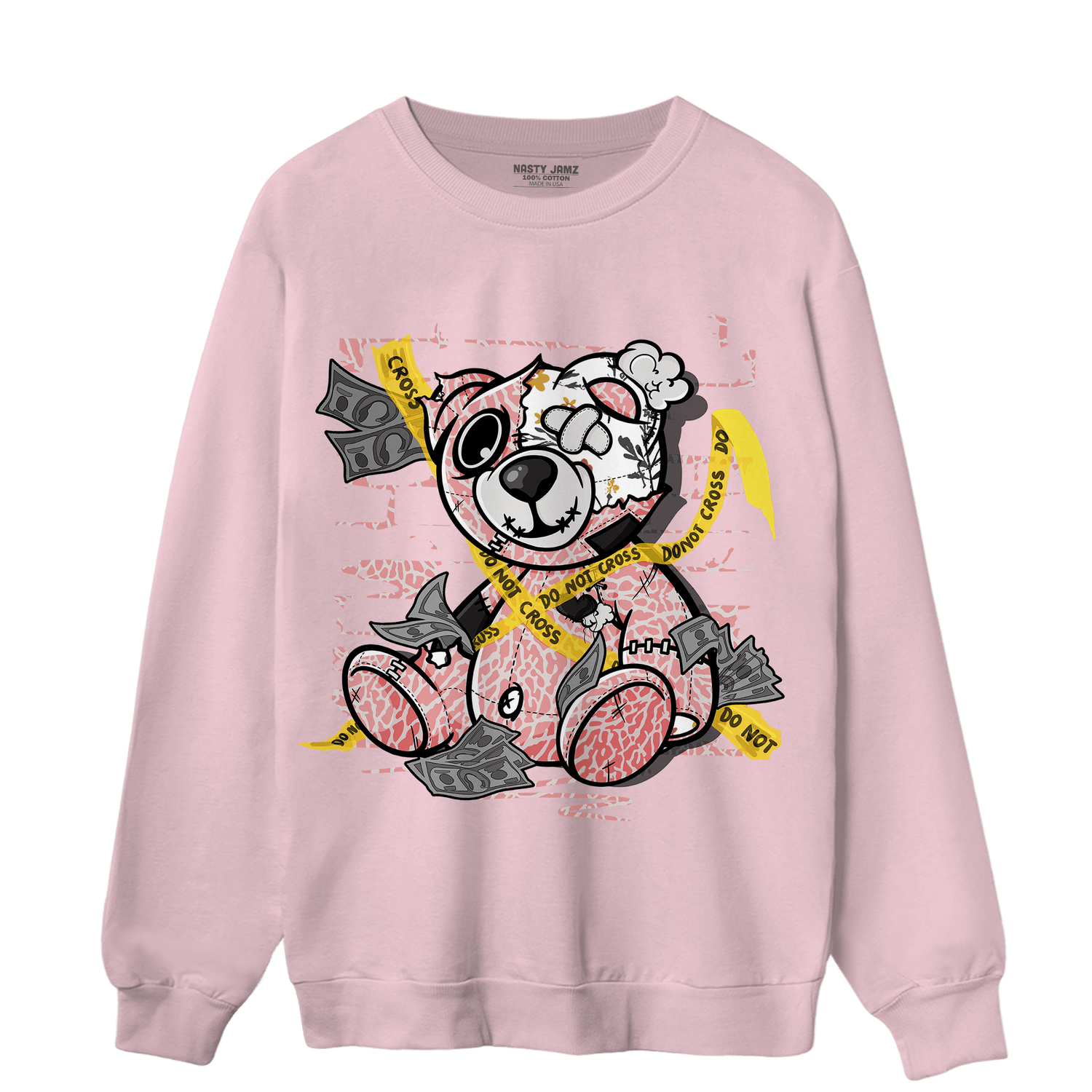 Red Stardust 3s Sweatshirt Match Money BER - NastyJamz