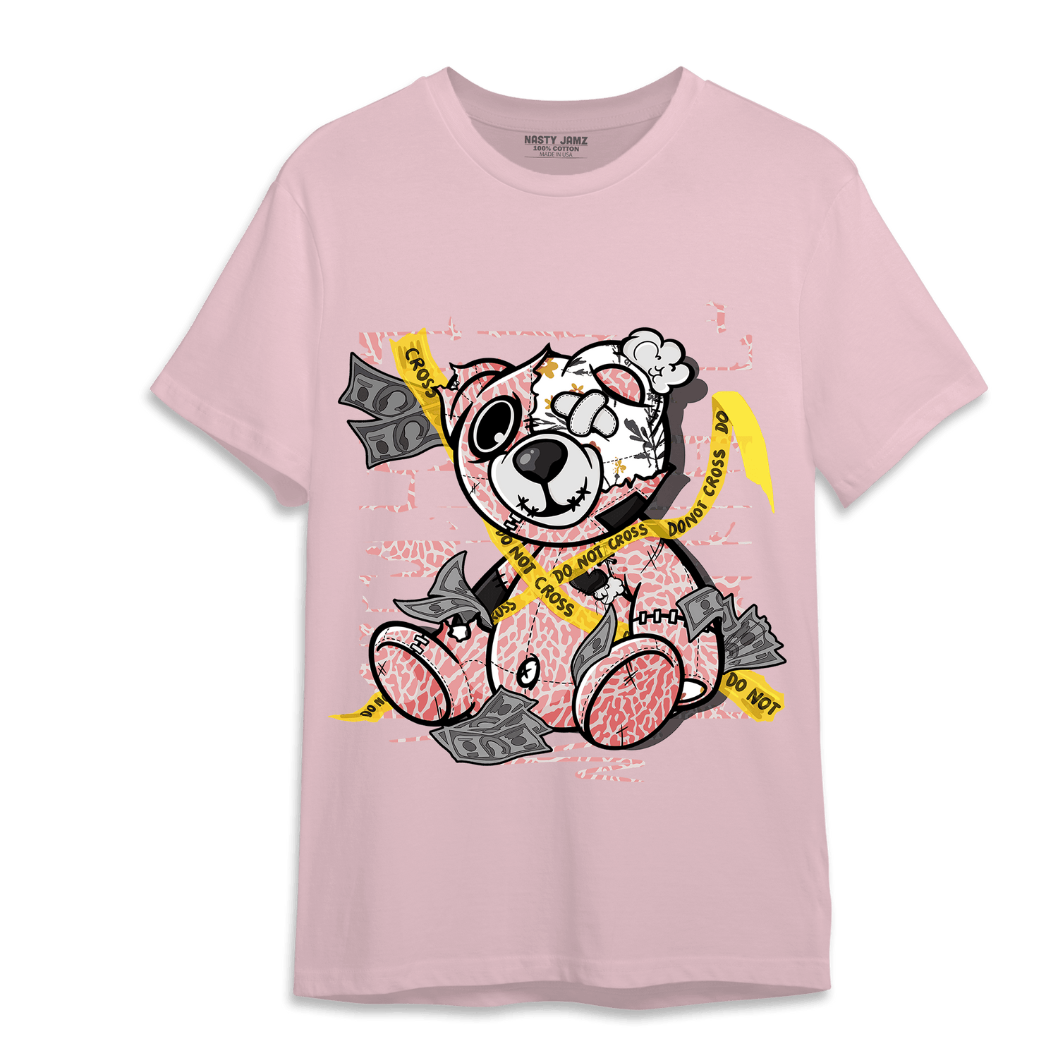 Red Stardust 3s T Shirt Match Money BER - NastyJamz