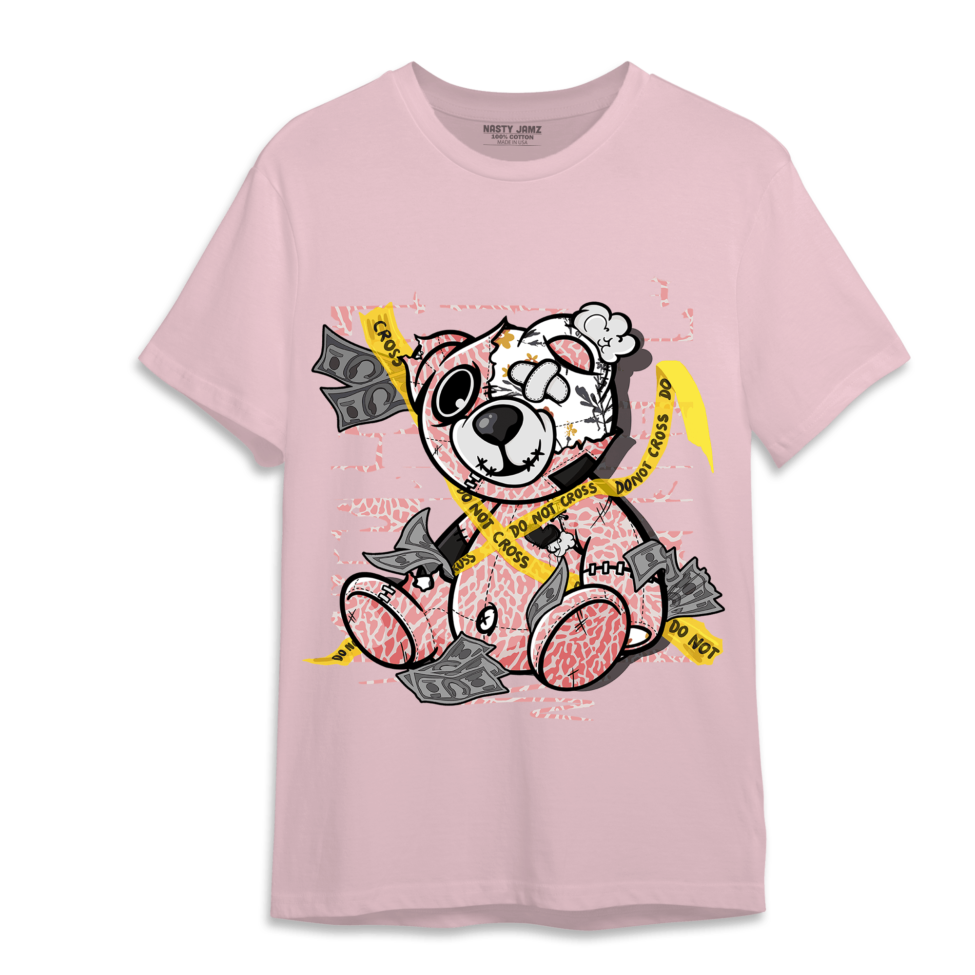 Red Stardust 3s T Shirt Match Money BER - NastyJamz