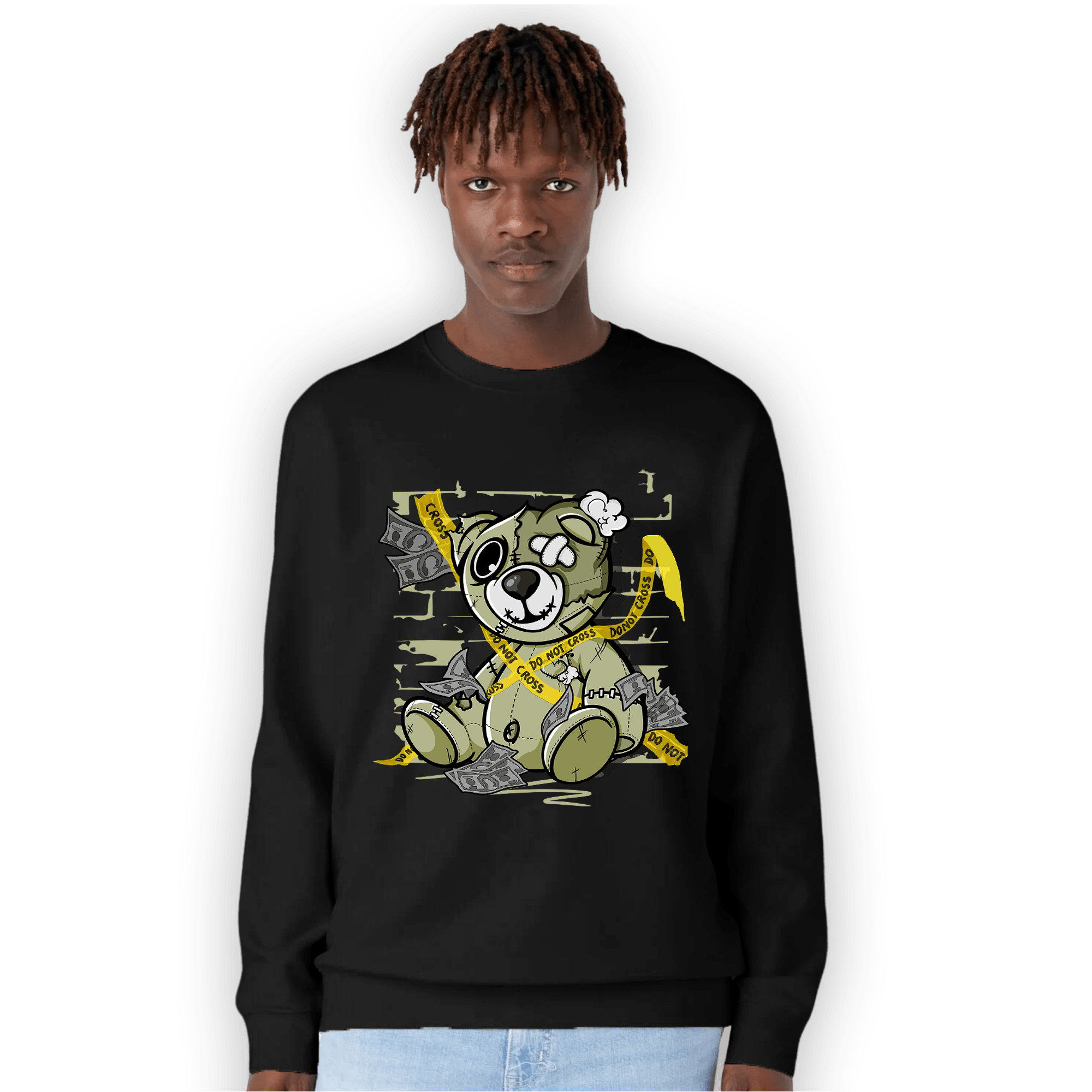 Yeezy Slide Resin Sweatshirt Match Money BER - NastyJamz