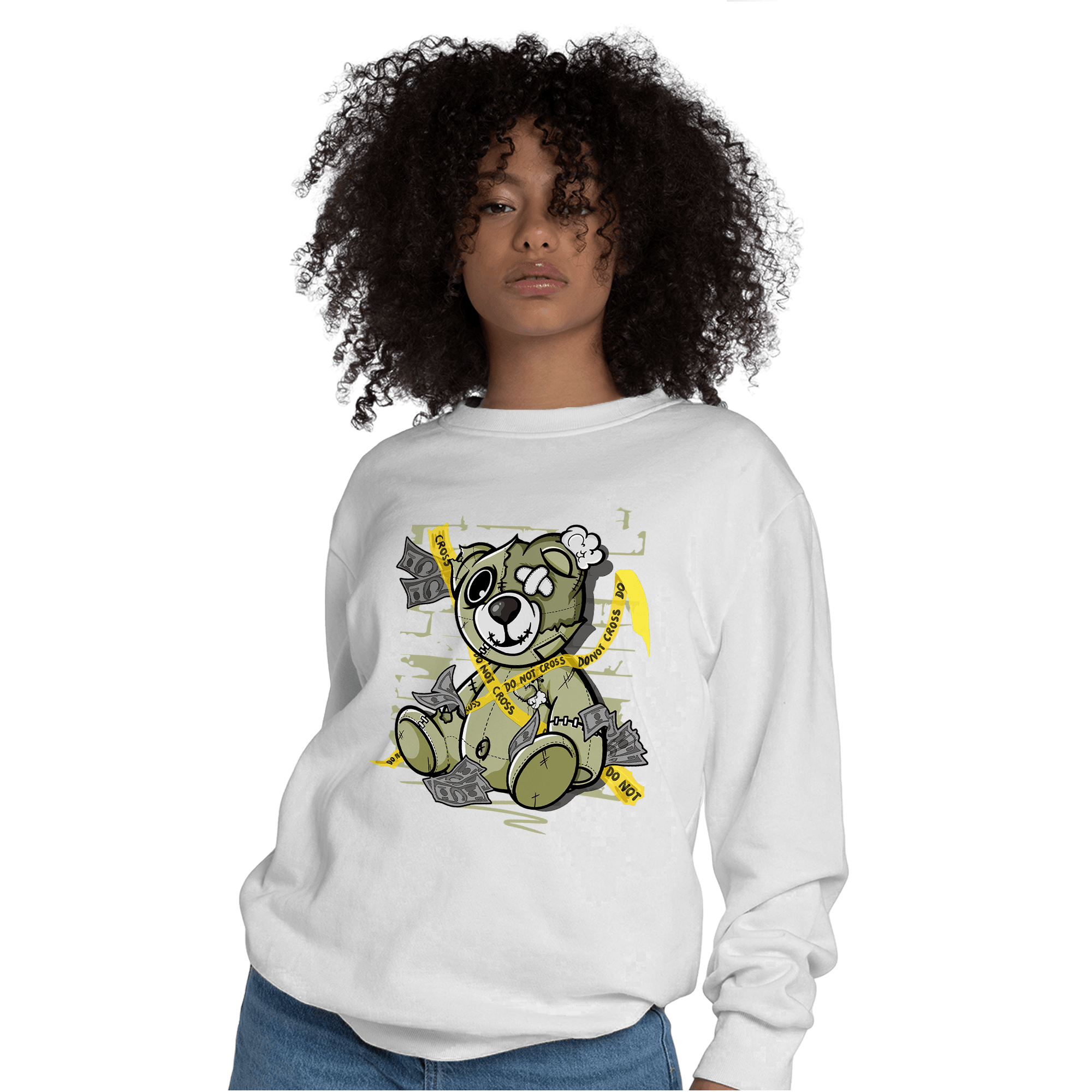 Yeezy Slide Resin Sweatshirt Match Money BER - NastyJamz