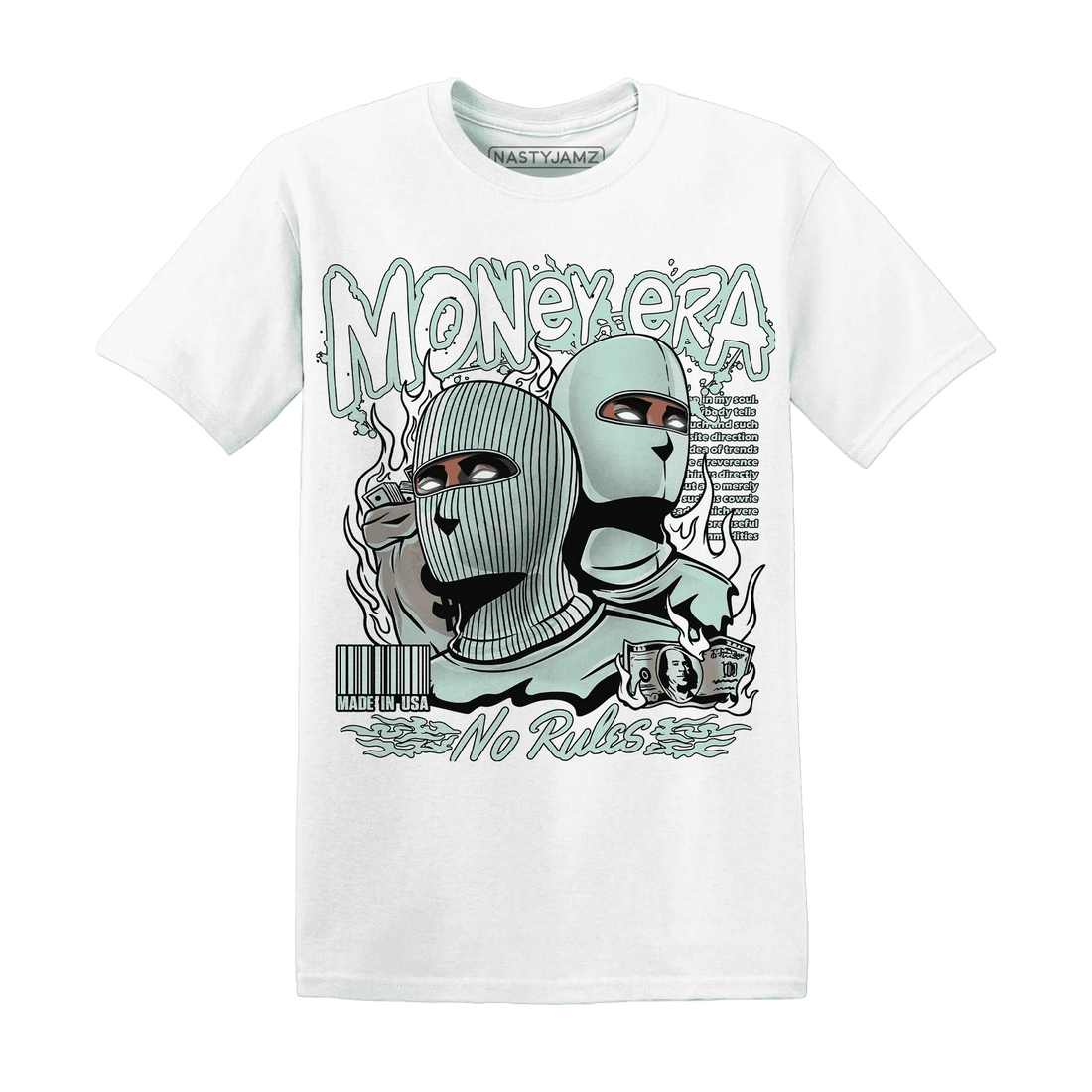 NastyJamz-AF-1-Low-Jade-Ice-White-T-Shirt-Match-Money-Era