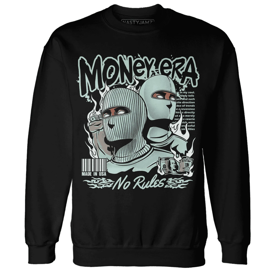 NastyJamz-AF-1-Low-Jade-Ice-White-Sweatshirt-Match-Money-Era