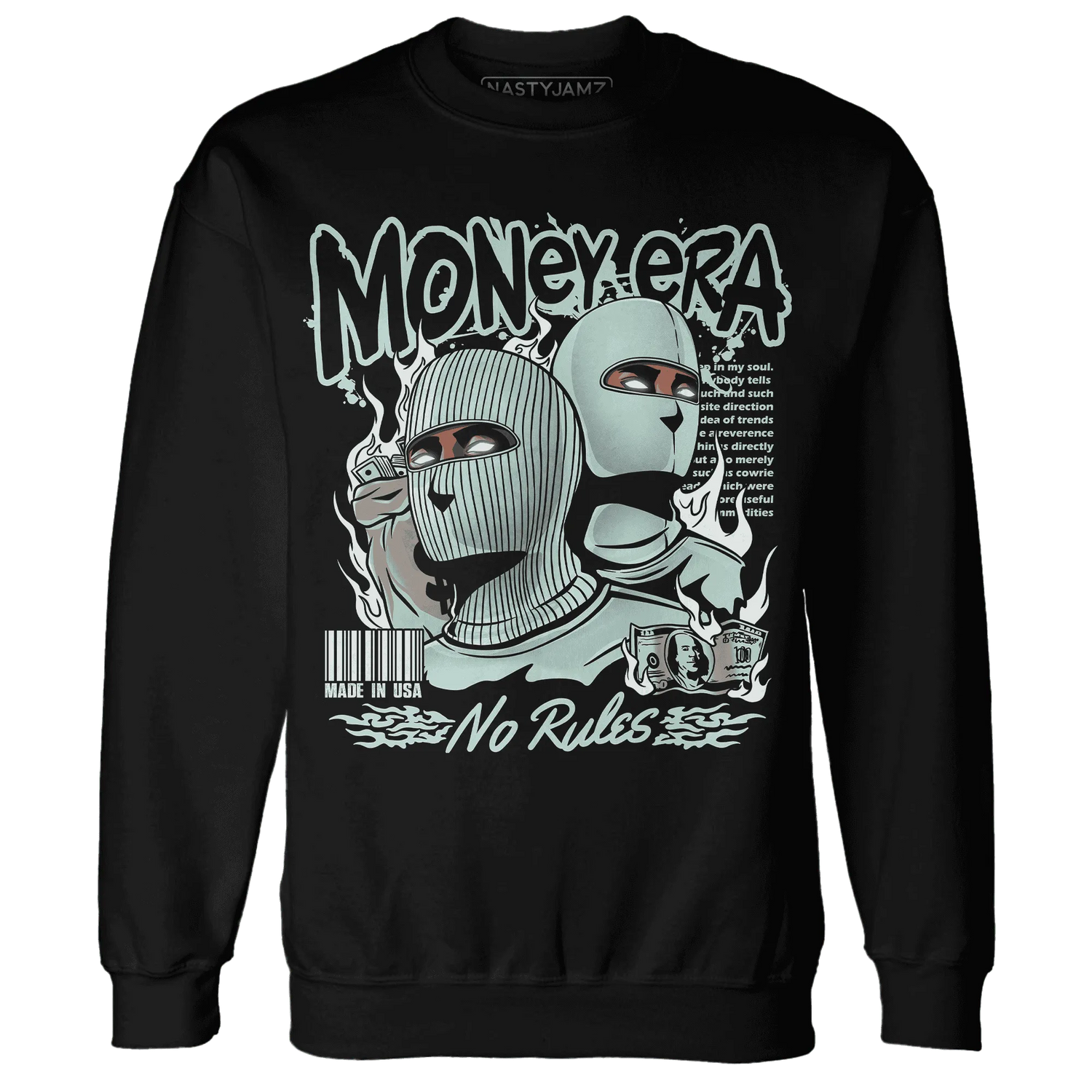 NastyJamz-AF-1-Low-Jade-Ice-White-Sweatshirt-Match-Money-Era