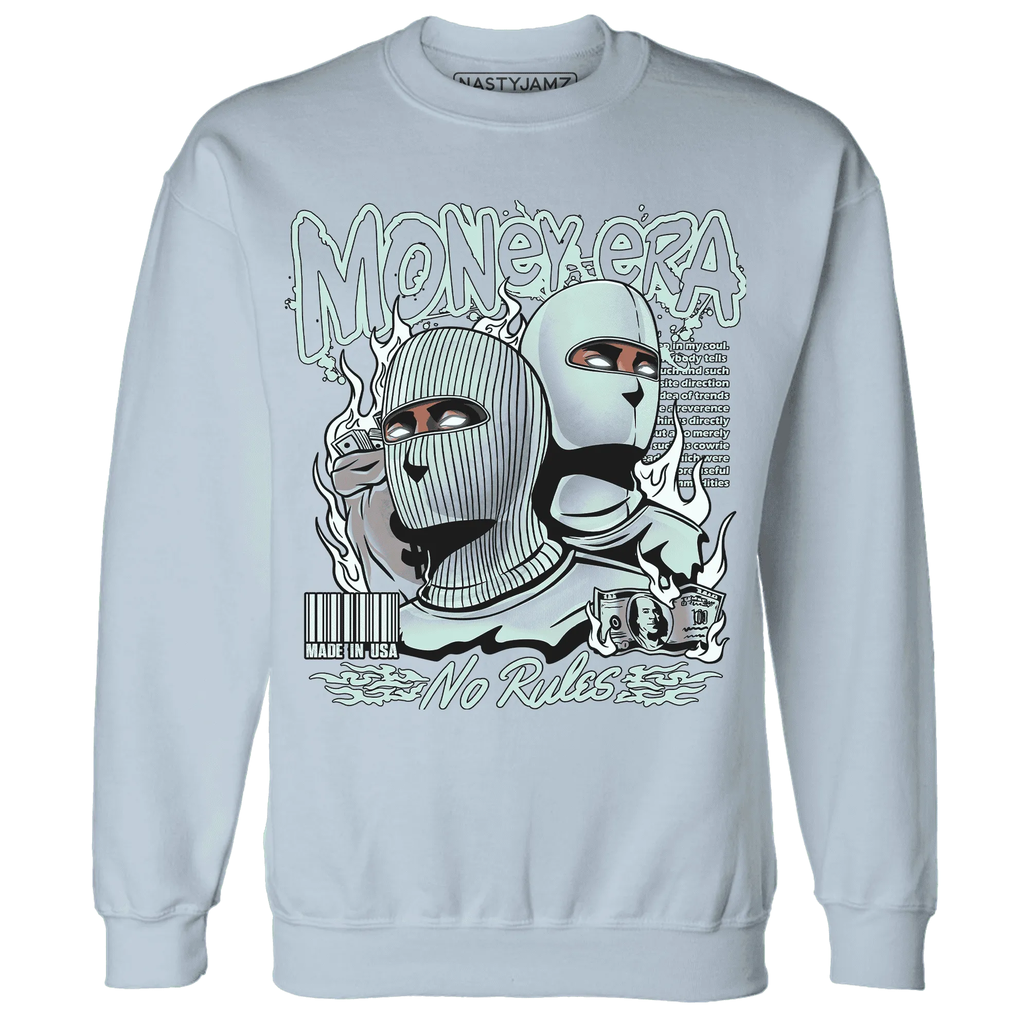 NastyJamz-AF-1-Low-Jade-Ice-White-Sweatshirt-Match-Money-Era