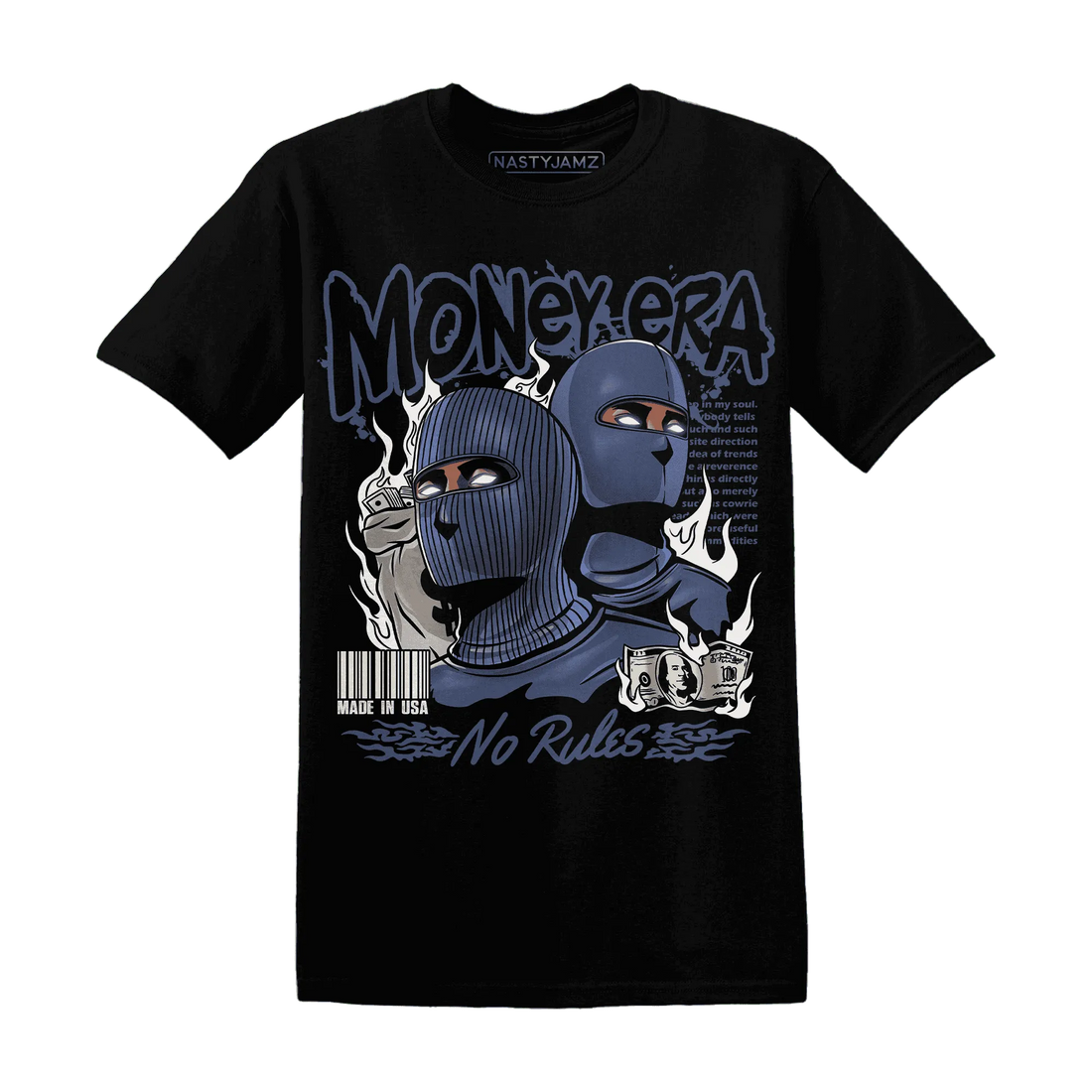 Low-Diffused-Blue-11s-T-Shirt-Match-Money-Era