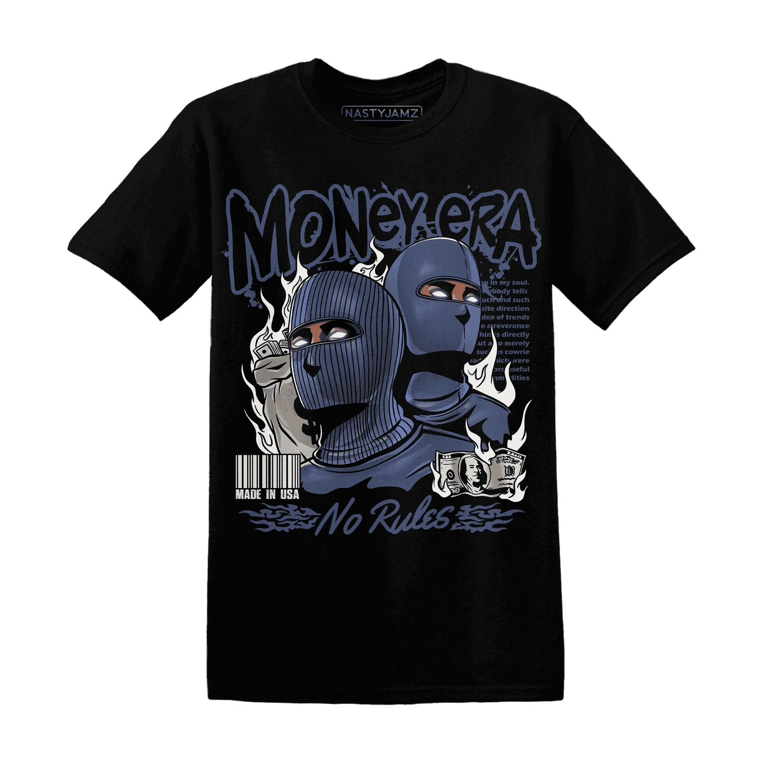 Low-Diffused-Blue-11s-T-Shirt-Match-Money-Era