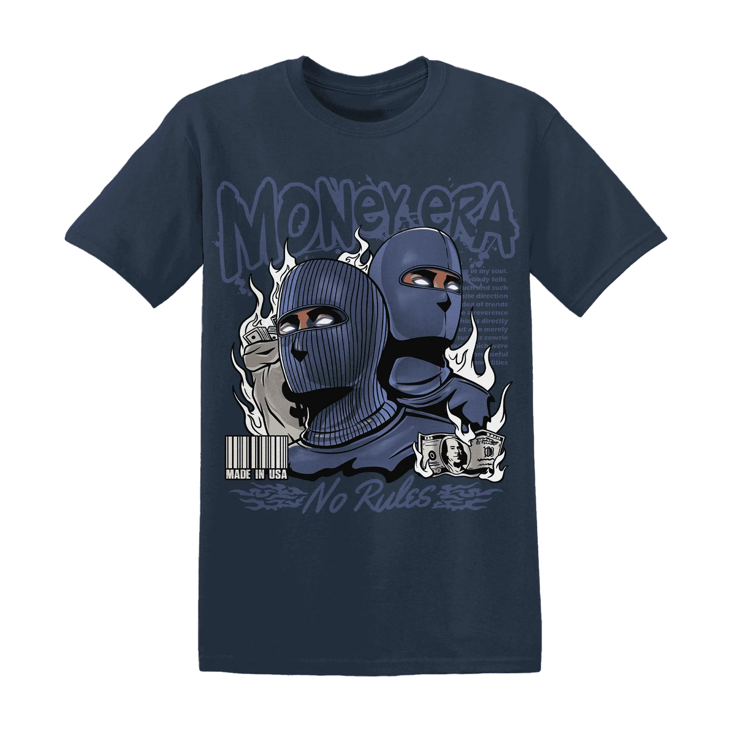 Low-Diffused-Blue-11s-T-Shirt-Match-Money-Era