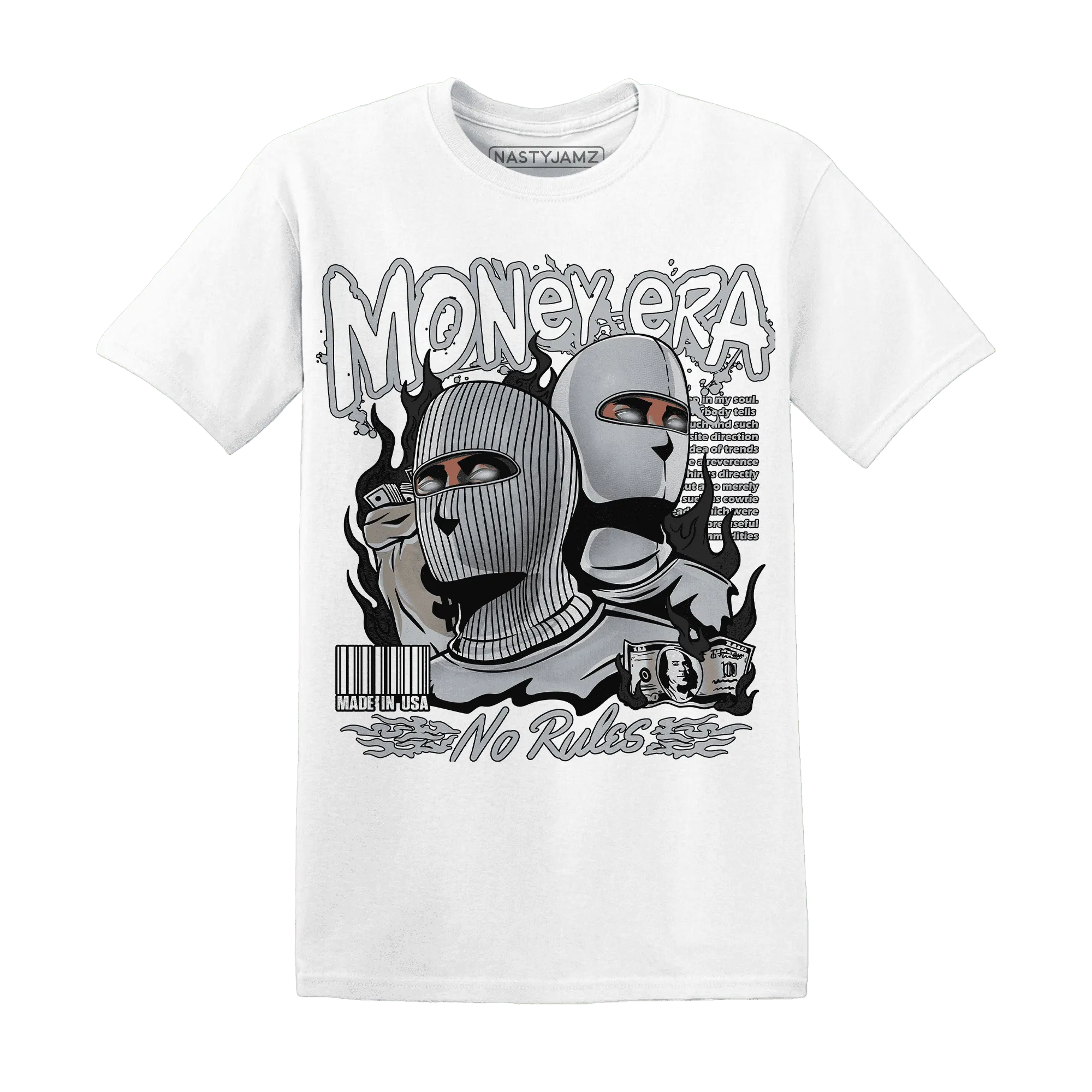 NastyJamz-Wolf-Grey-12s-T-Shirt-Match-Money-Era