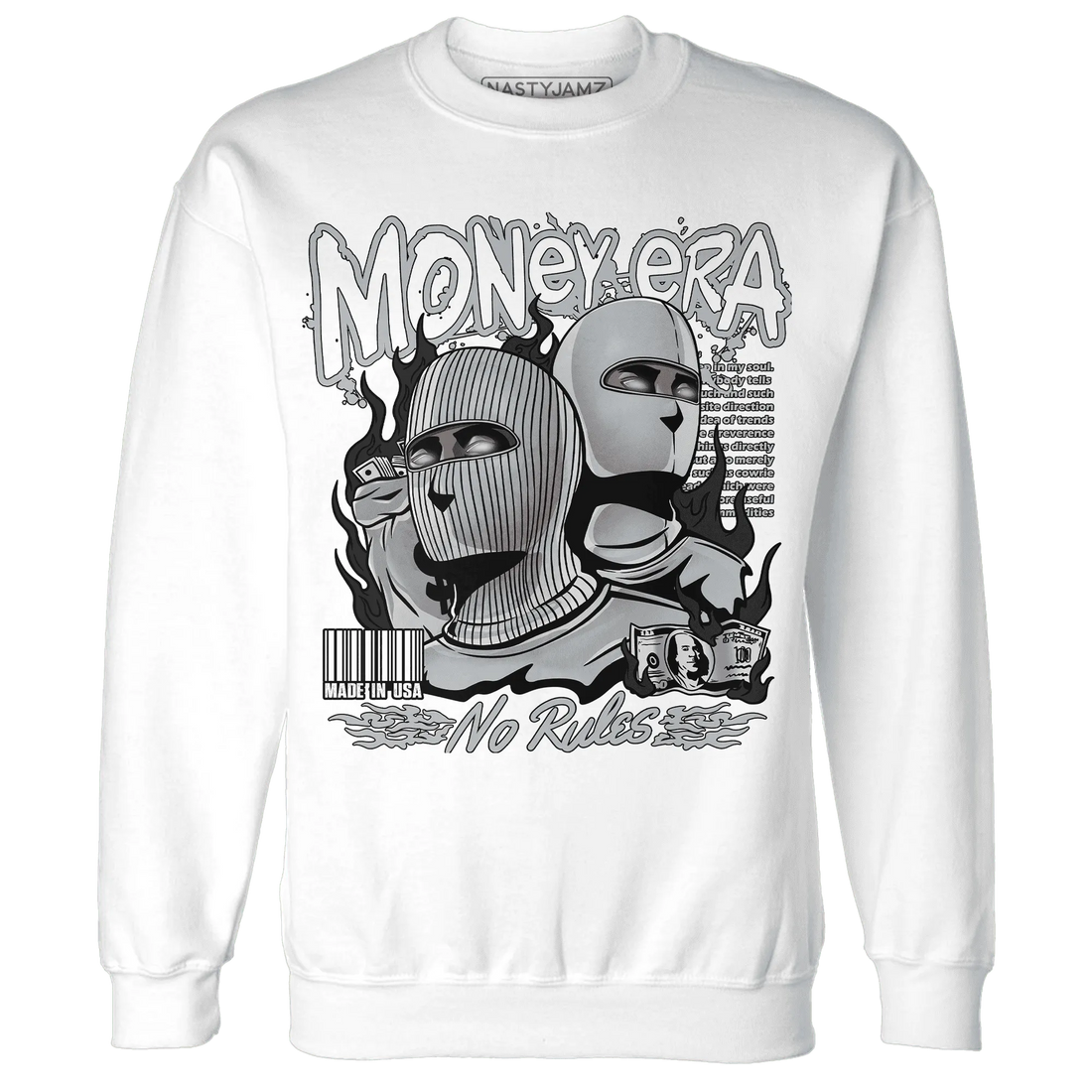 NastyJamz-Wolf-Grey-12s-Sweatshirt-Match-Money-Era