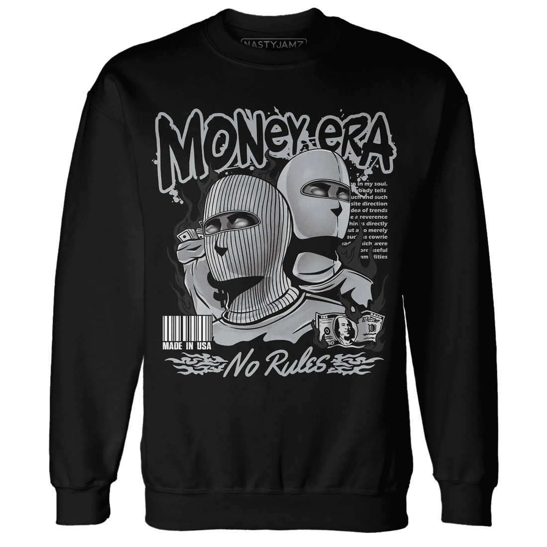 NastyJamz-Wolf-Grey-12s-Sweatshirt-Match-Money-Era