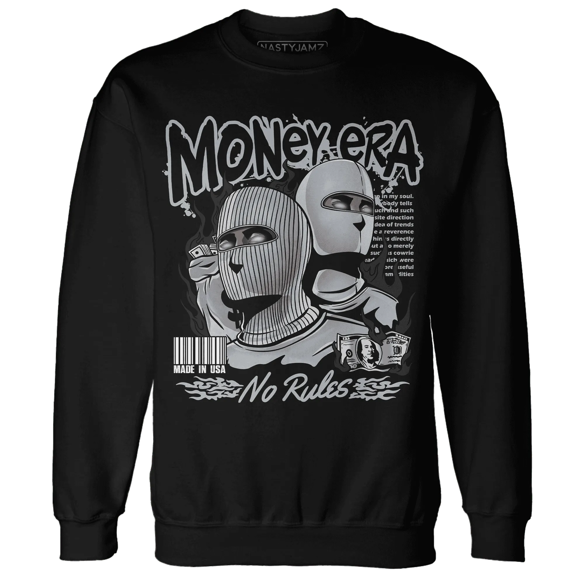 NastyJamz-Wolf-Grey-12s-Sweatshirt-Match-Money-Era