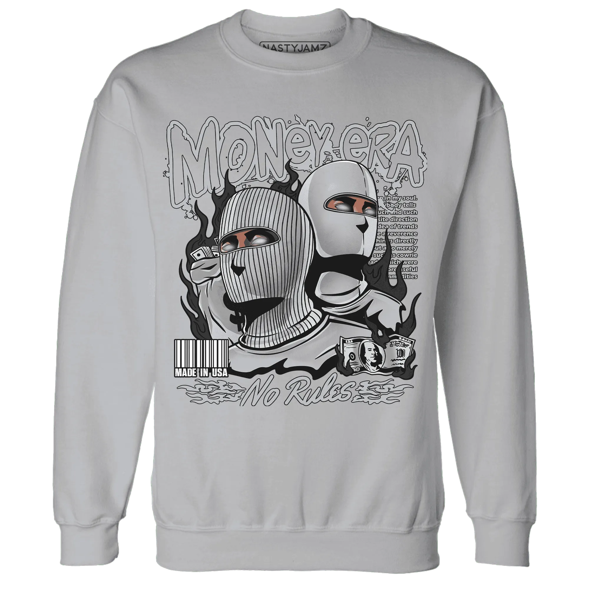 NastyJamz-Wolf-Grey-12s-Sweatshirt-Match-Money-Era