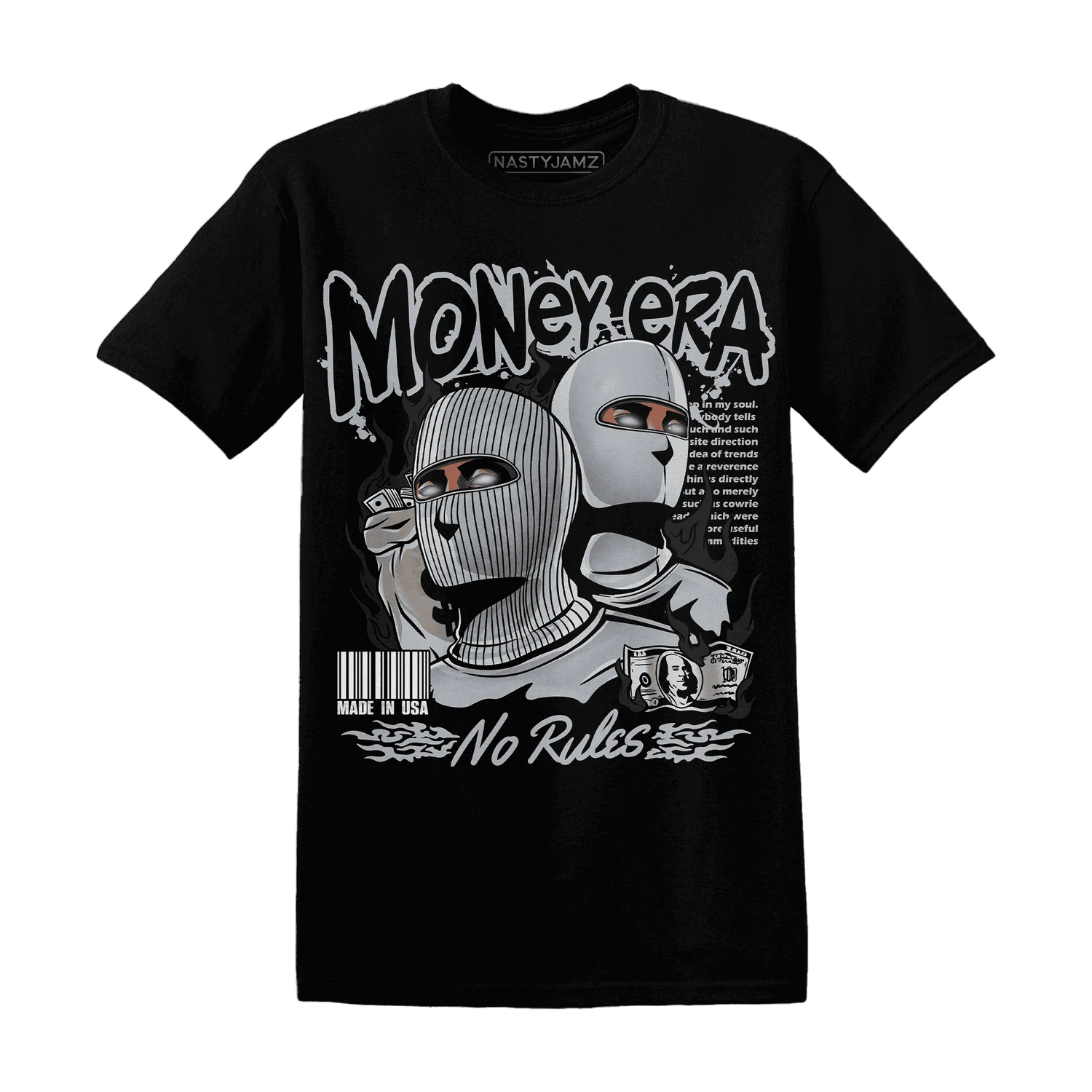 NastyJamz-Wolf-Grey-12s-T-Shirt-Match-Money-Era