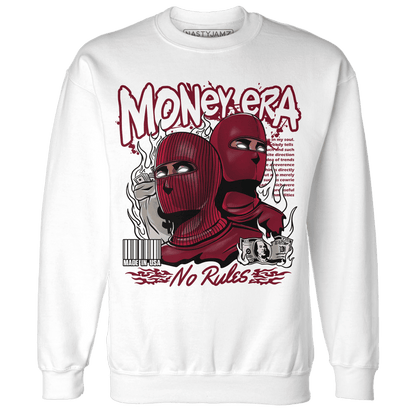 High White Team Red 1s Sweatshirt Match Money Era - NastyJamz