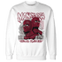 High White Team Red 1s Sweatshirt Match Money Era - NastyJamz