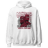 High White Team Red 1s Hoodie Match Money Era - NastyJamz