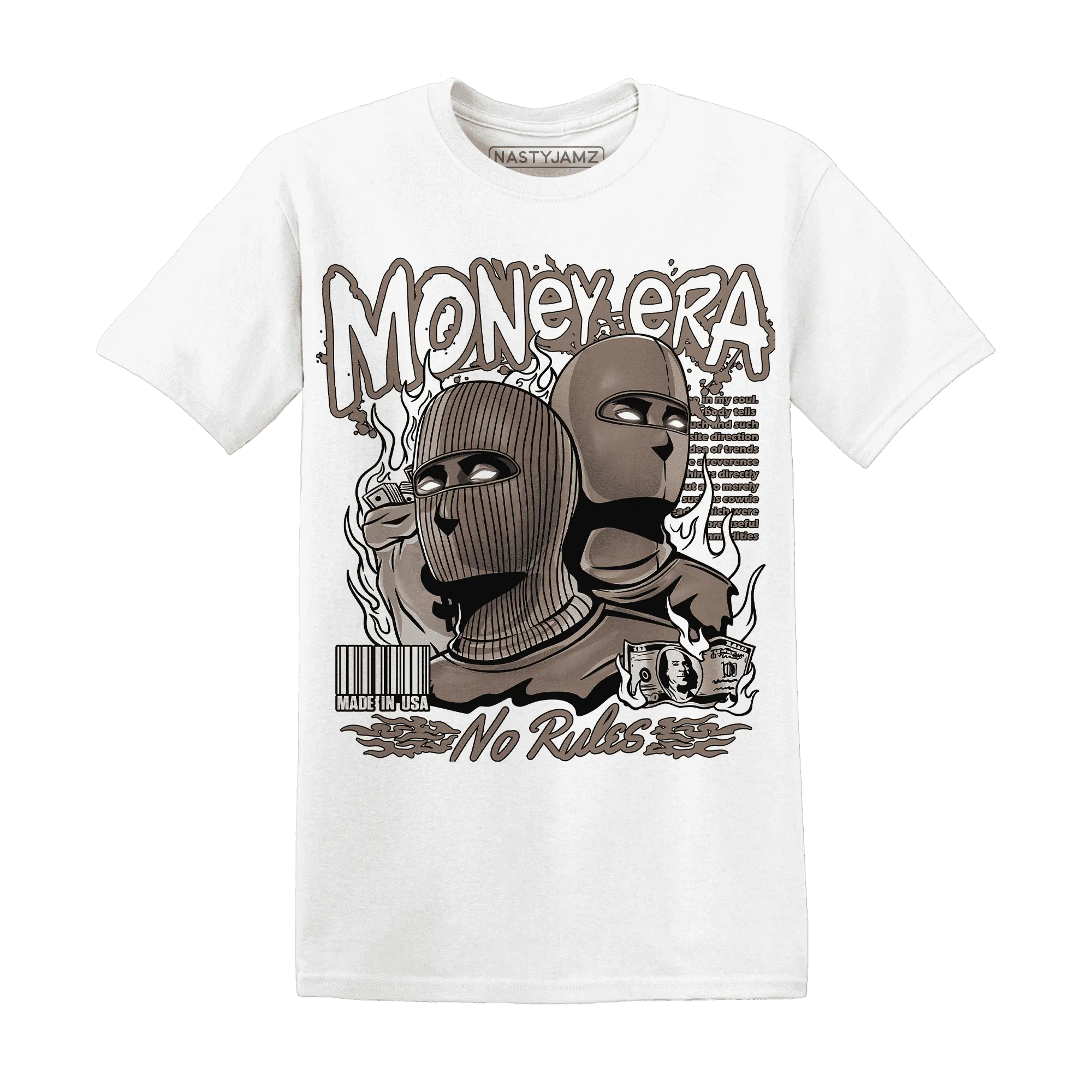 NastyJamz-Low-Mocha-1s-T-Shirt-Match-Money-Era