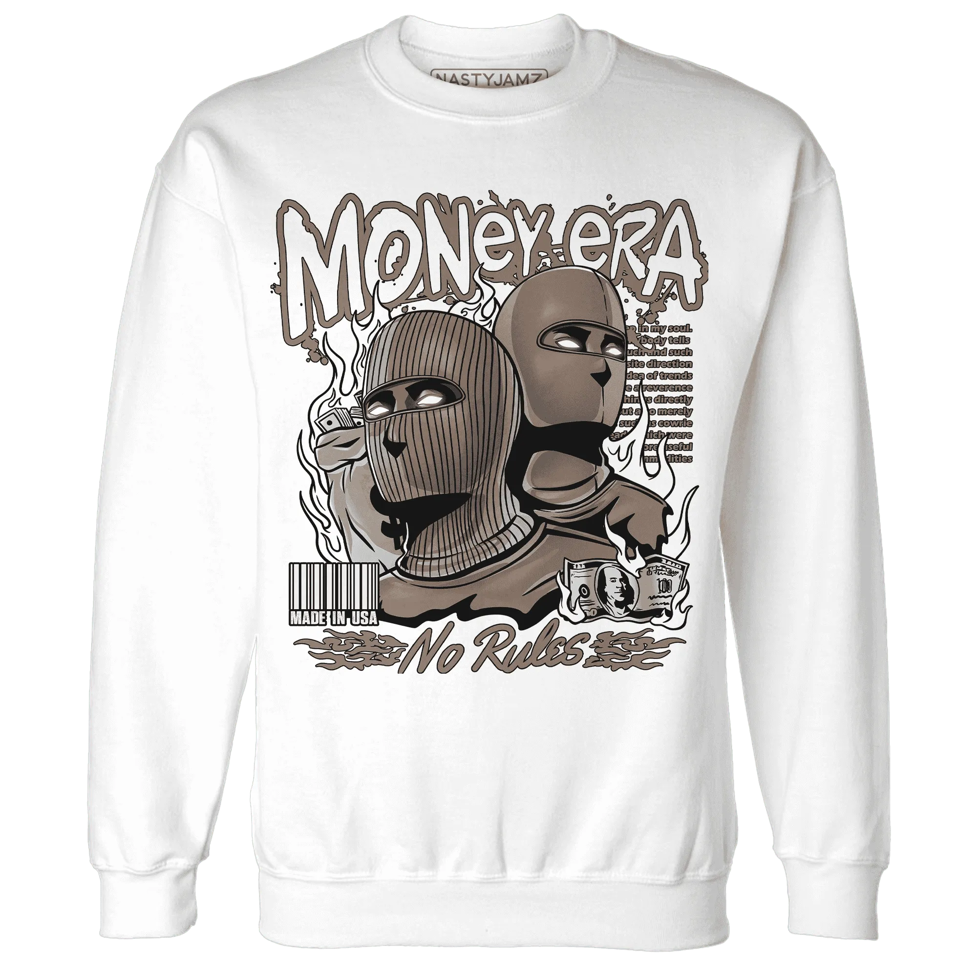 NastyJamz-Low-Mocha-1s-Sweatshirt-Match-Money-Era