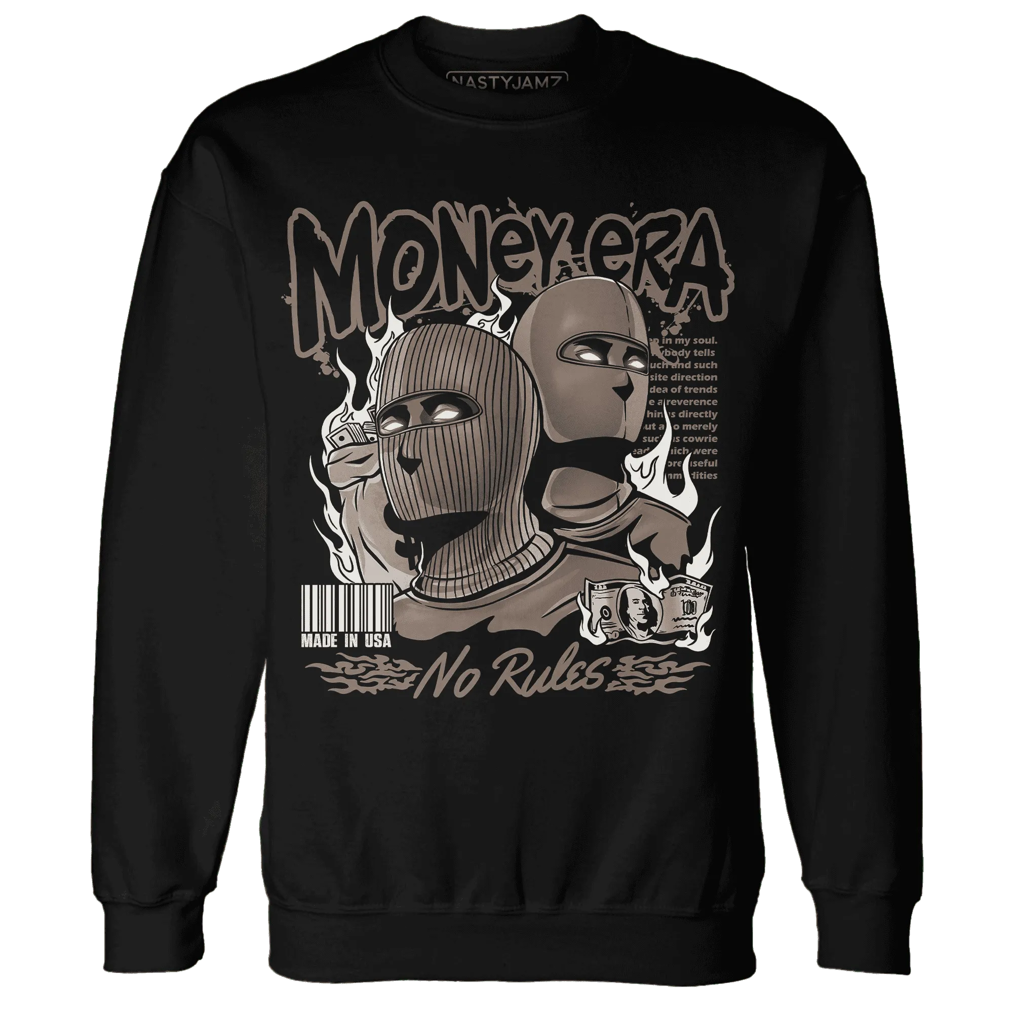 NastyJamz-Low-Mocha-1s-Sweatshirt-Match-Money-Era