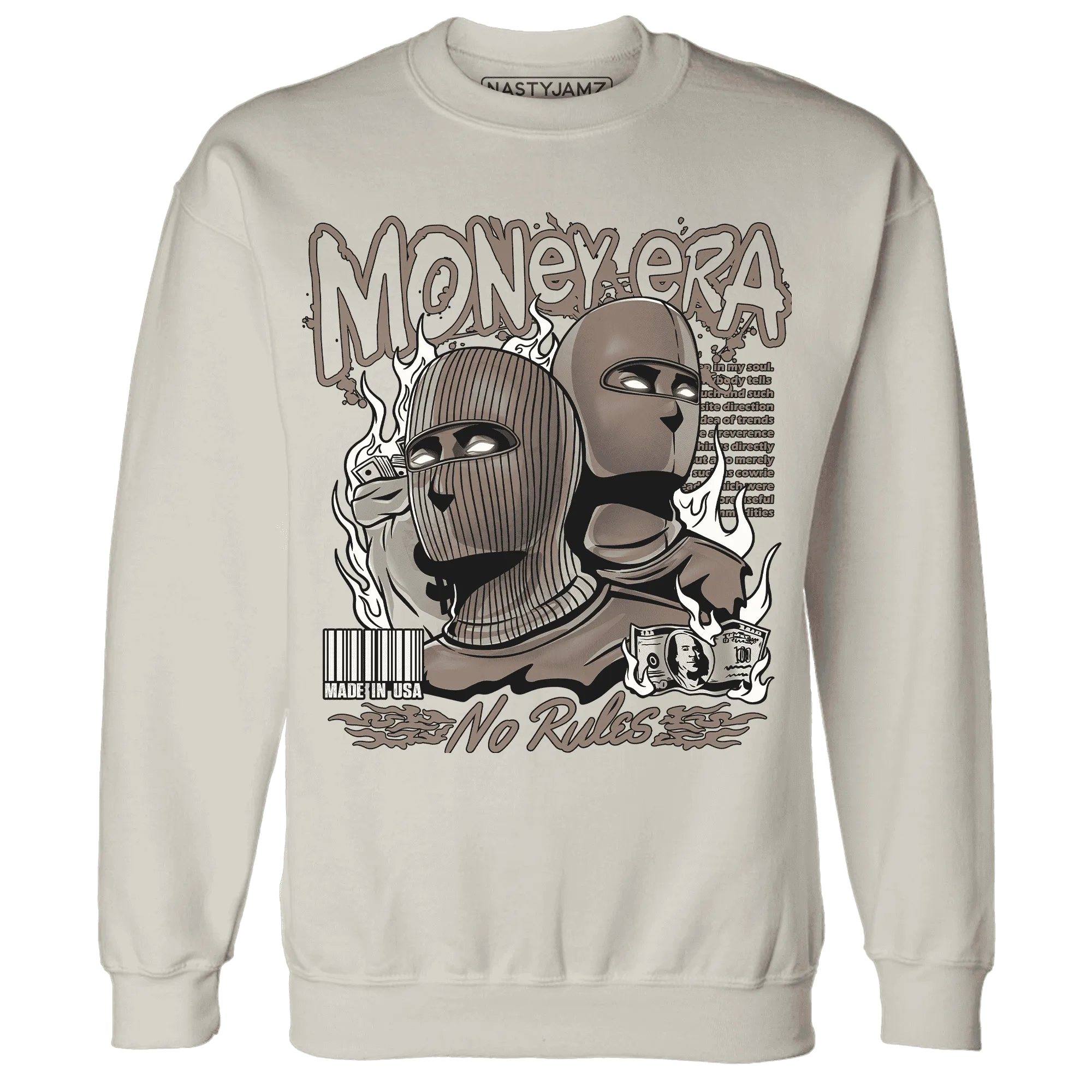 NastyJamz-Low-Mocha-1s-Sweatshirt-Match-Money-Era