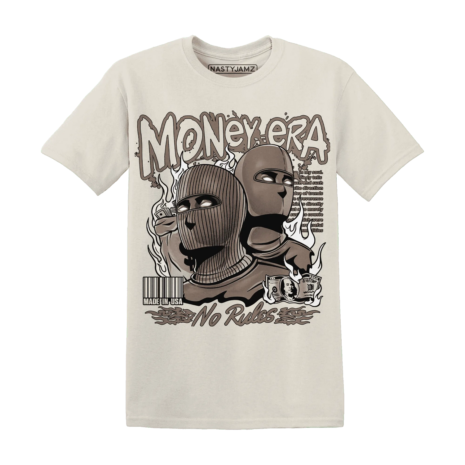 NastyJamz-Low-Mocha-1s-T-Shirt-Match-Money-Era