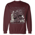 NastyJamz-Burgundy-Crush-3s-Sweatshirt-Match-Money-Era