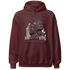 NastyJamz-Burgundy-Crush-3s-Hoodie-Match-Money-Era