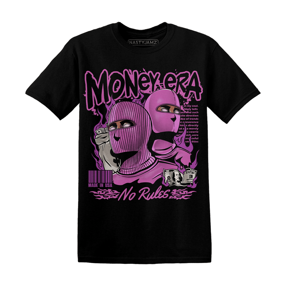 GS Hyper Violet 4s T Shirt Money Era - NastyJamz