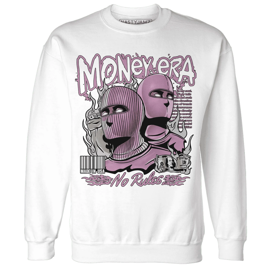 Orchid-Neutral-Grey-Black-White-4s-NastyJamz-Sweatshirt-Match-Money-Era