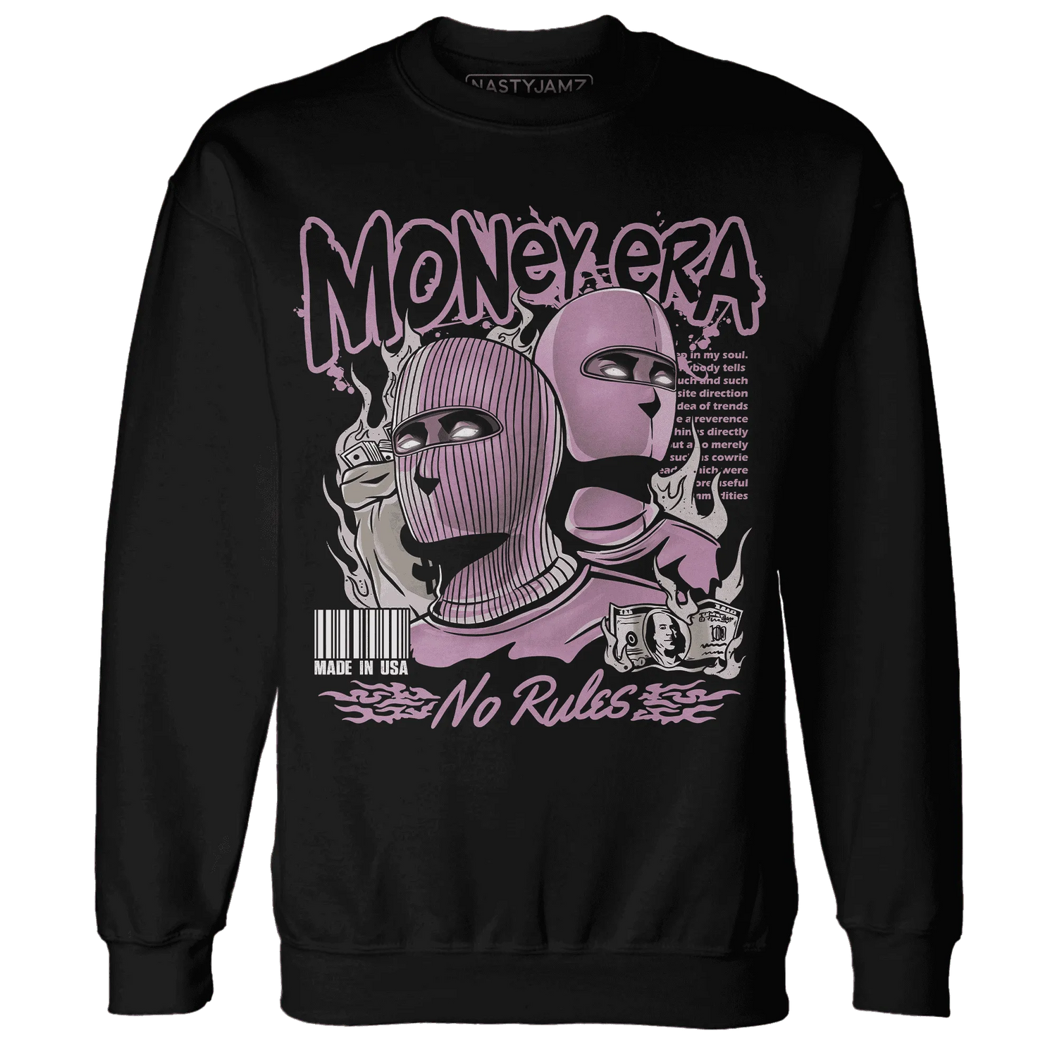 Orchid-Neutral-Grey-Black-White-4s-NastyJamz-Sweatshirt-Match-Money-Era