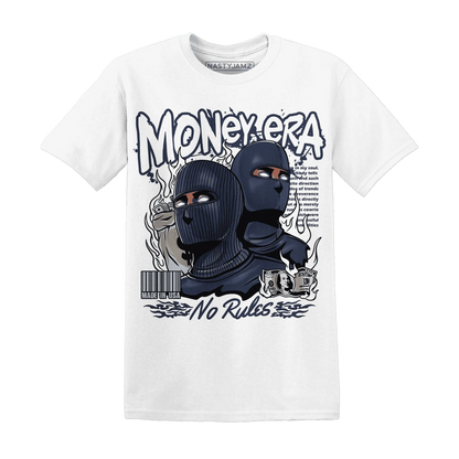 White-Navy-6s-T-Shirt-Match-Money-Era