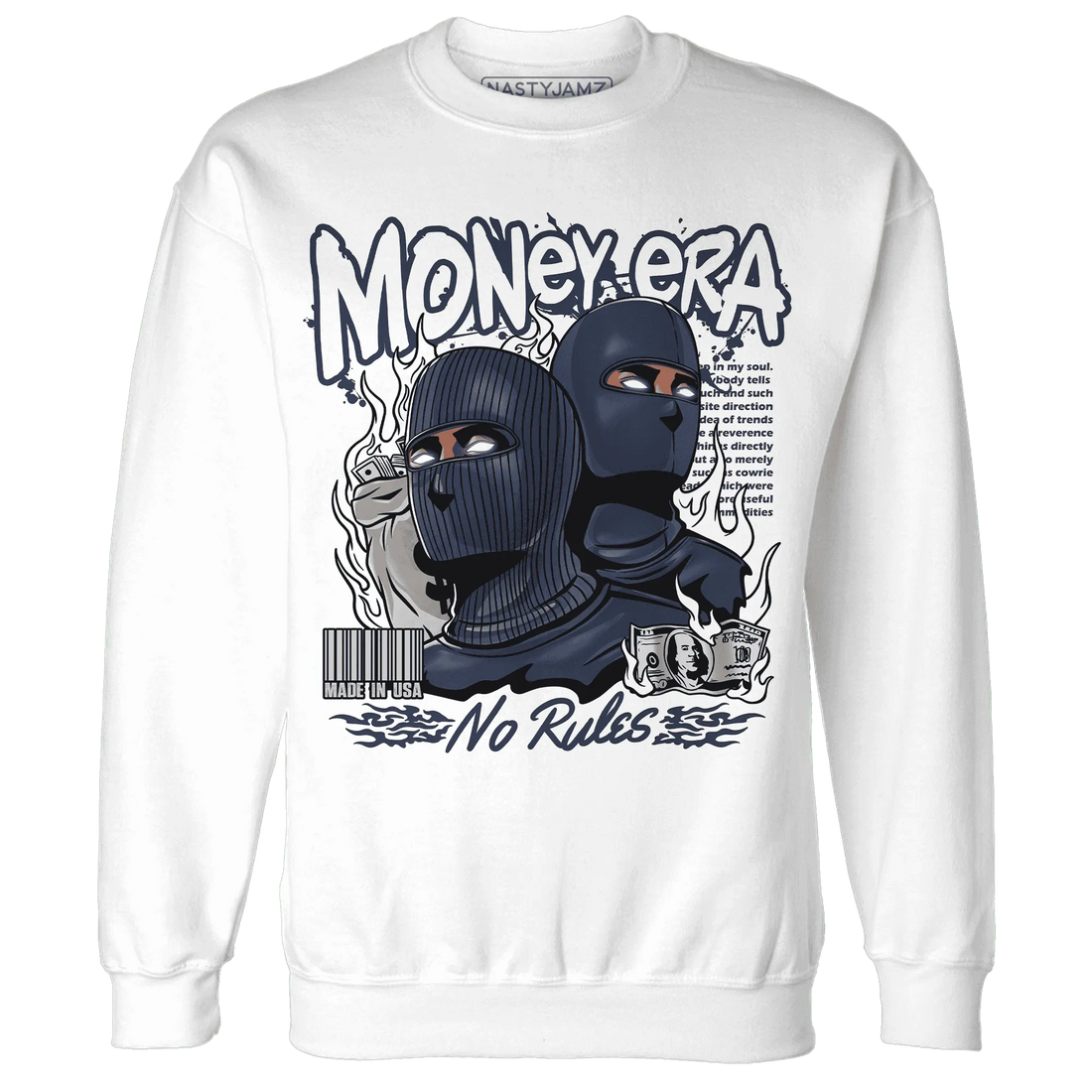 White-Navy-6s-Sweatshirt-Match-Money-Era