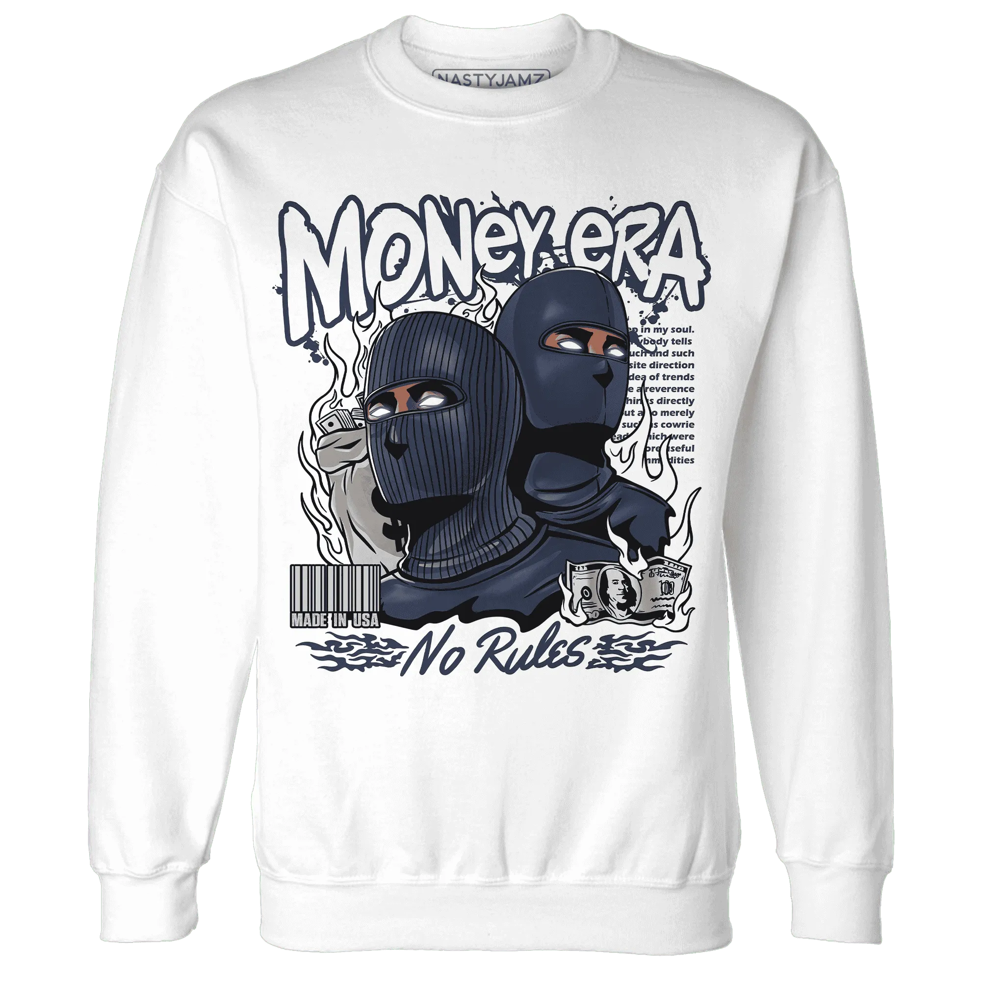 White-Navy-6s-Sweatshirt-Match-Money-Era