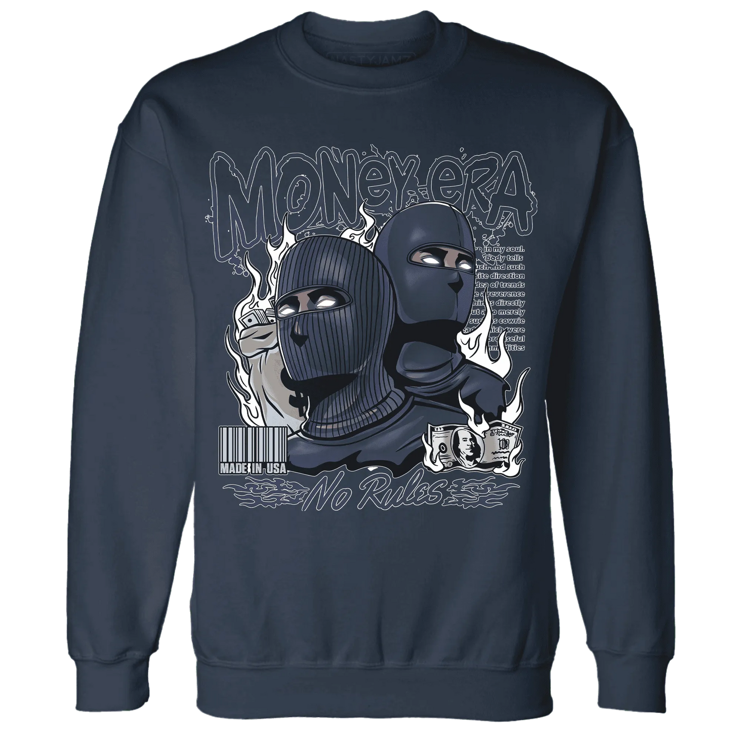 White-Navy-6s-Sweatshirt-Match-Money-Era