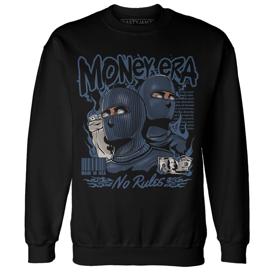 AM 1 86 Jackie RBS Sweatshirt Match Money Era - NastyJamz