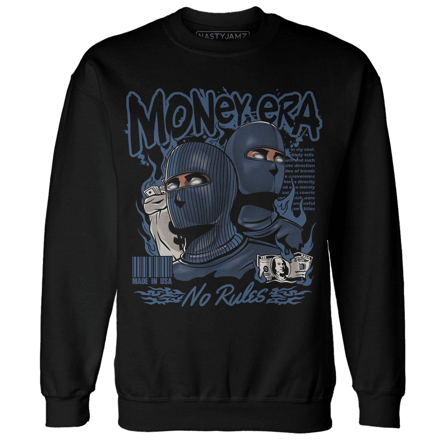 AM 1 86 Jackie RBS Sweatshirt Match Money Era - NastyJamz