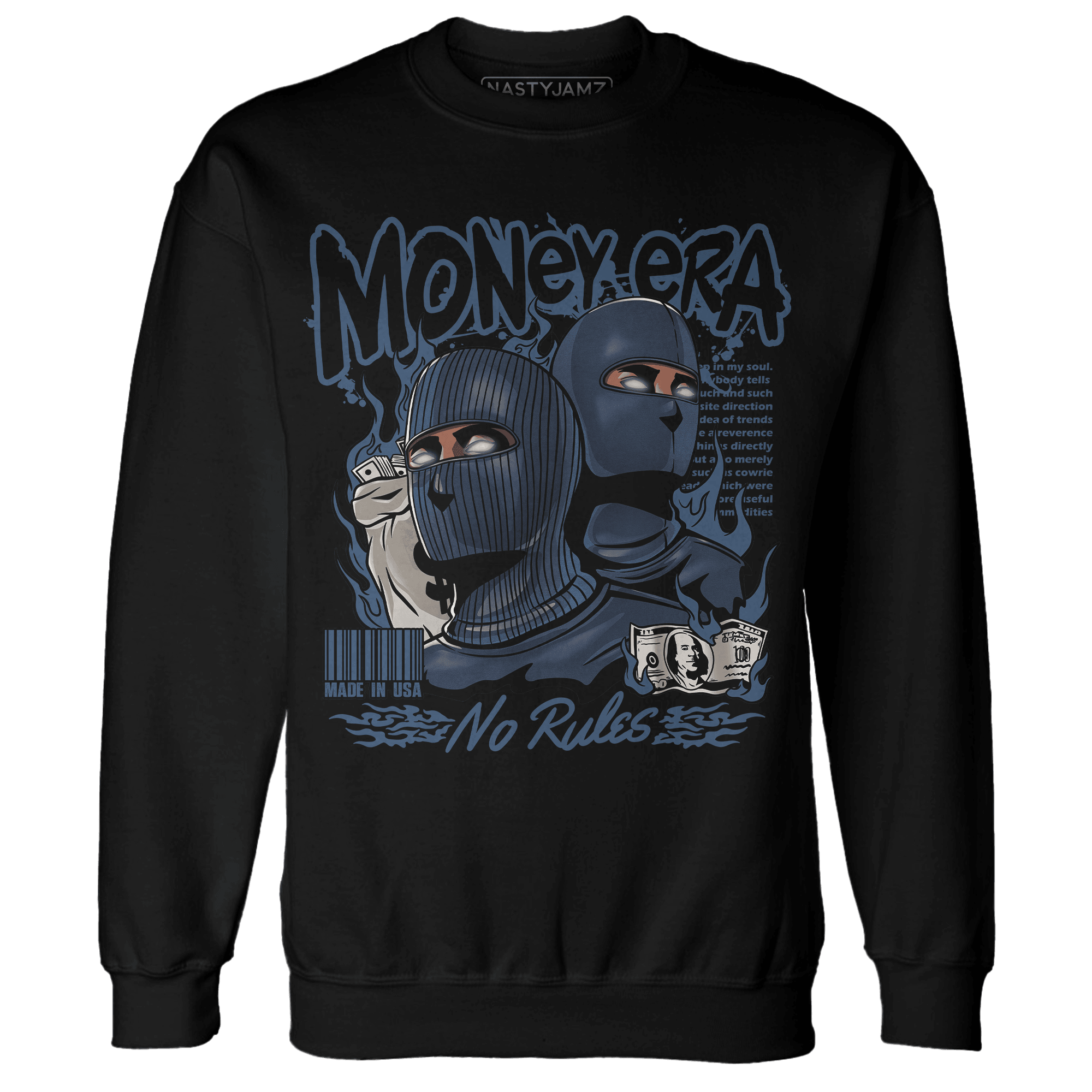 AM 1 86 Jackie RBS Sweatshirt Match Money Era - NastyJamz