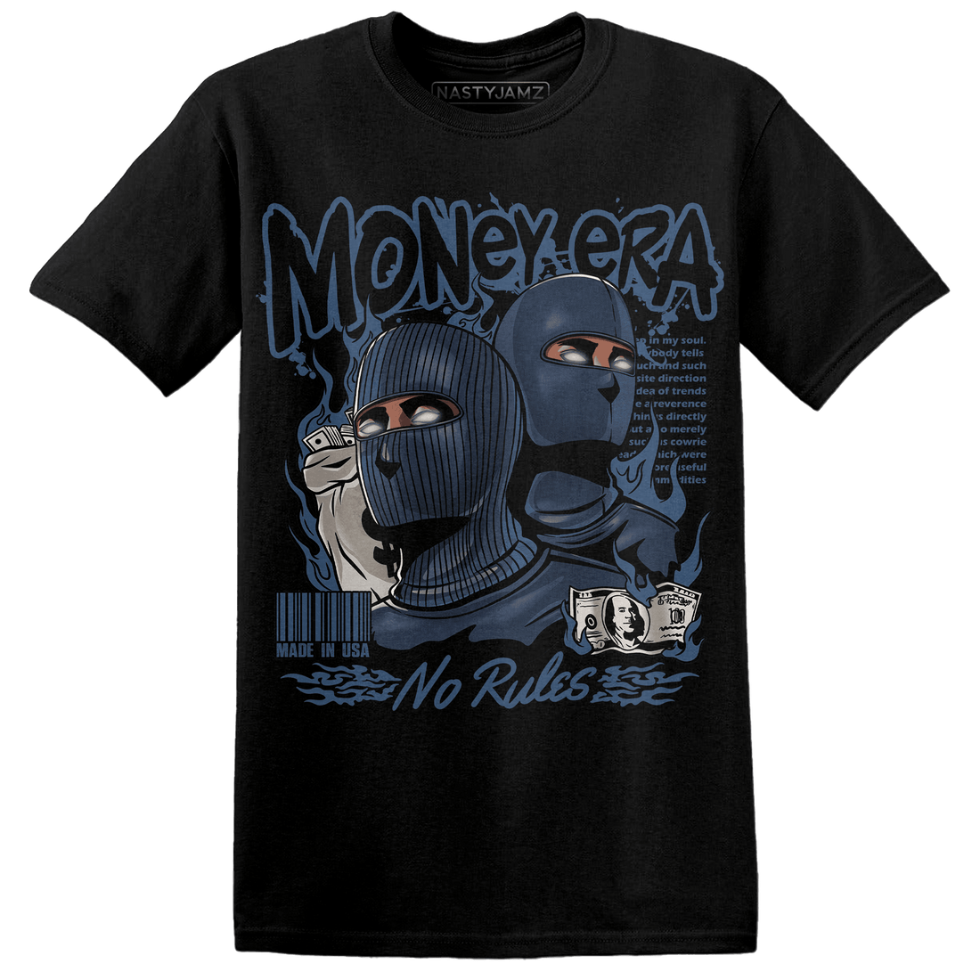 AM 1 86 Jackie RBS T Shirt Match Money Era - NastyJamz