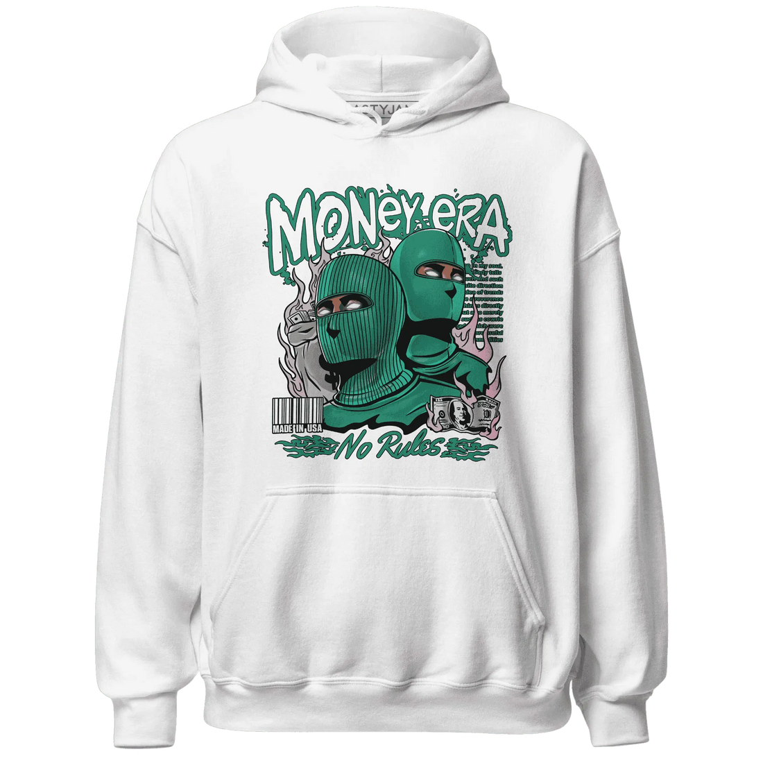 NastyJamz-Dunk-Pink-Malachite-Medium-Soft-Low-Sail-Hoodie-Match-Money-Era
