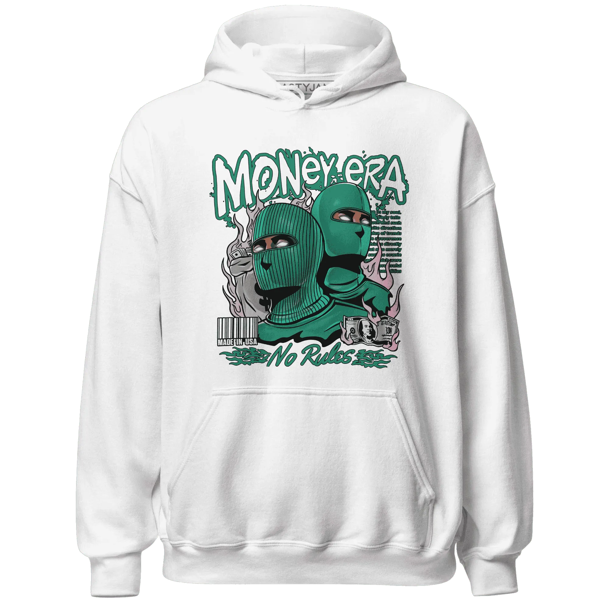 NastyJamz-Dunk-Pink-Malachite-Medium-Soft-Low-Sail-Hoodie-Match-Money-Era