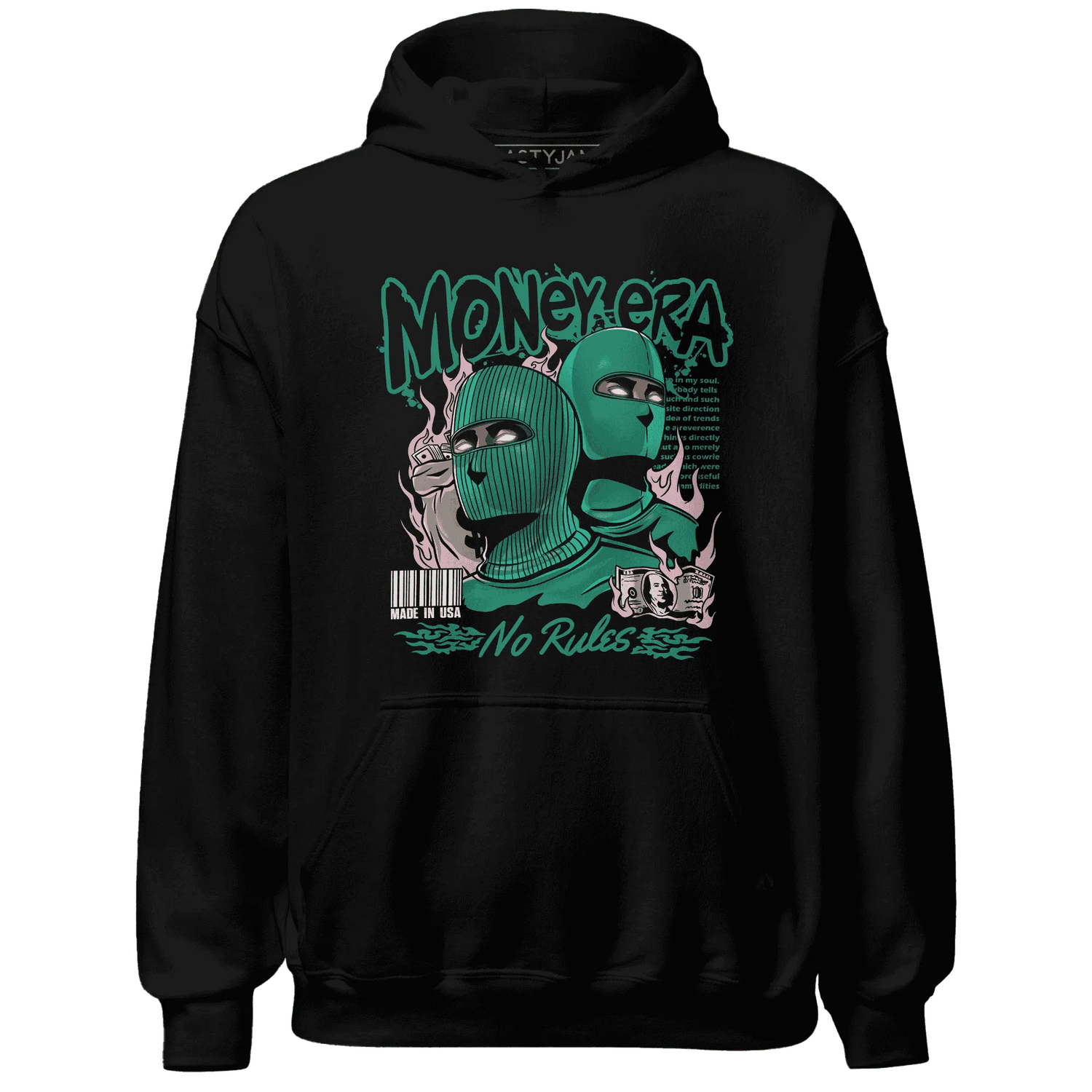 NastyJamz-Dunk-Pink-Malachite-Medium-Soft-Low-Sail-Hoodie-Match-Money-Era