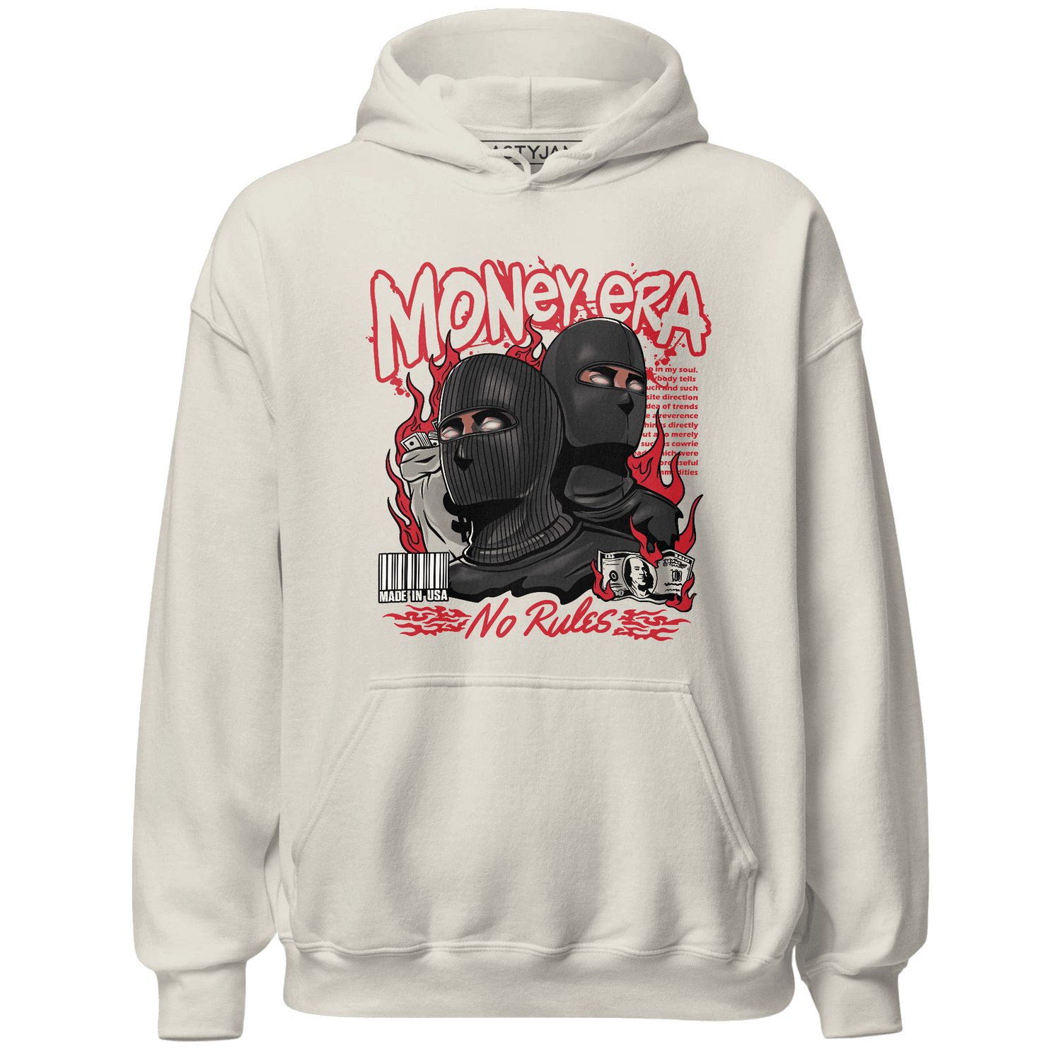 Jumman Jack University Red Hoodie Match Money Era - NastyJamz