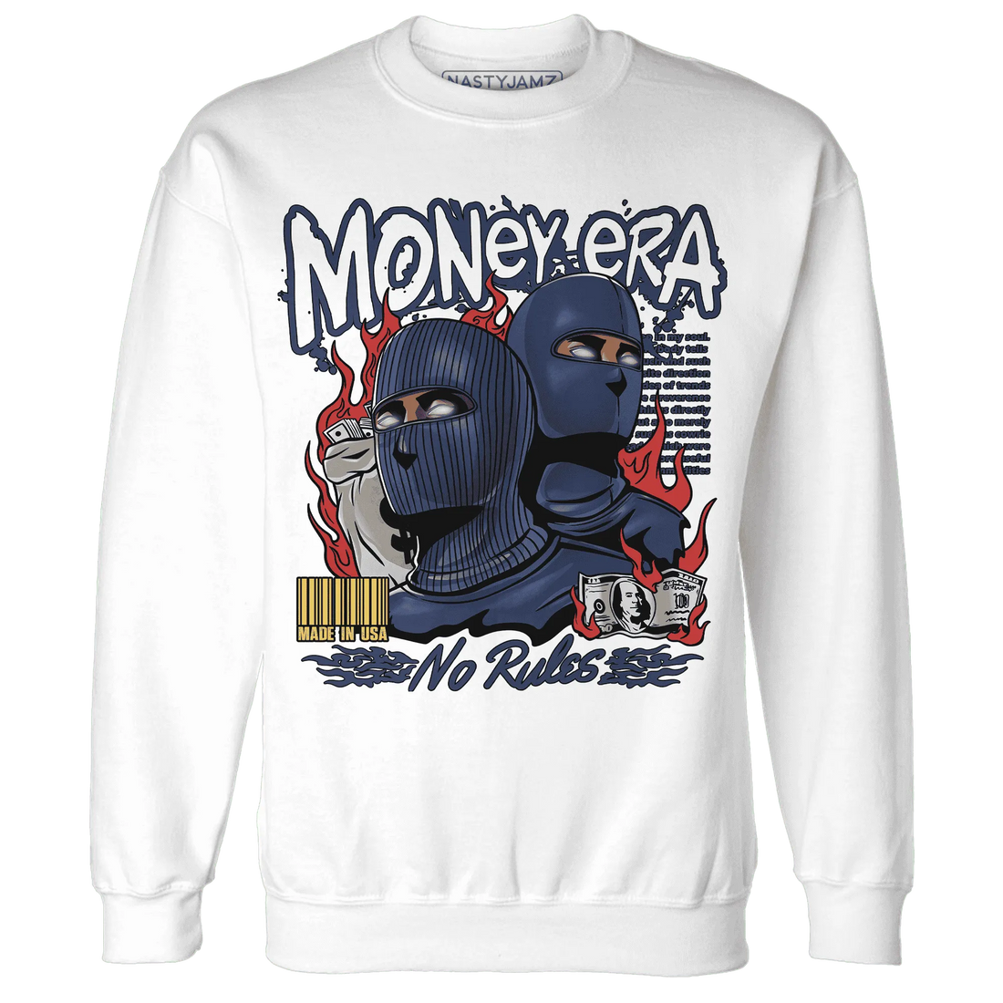 VaporMax-Air-Plus-Midnight-Navy-Gold-Black-NastyJamz-Sweatshirt-Match-Money-Era